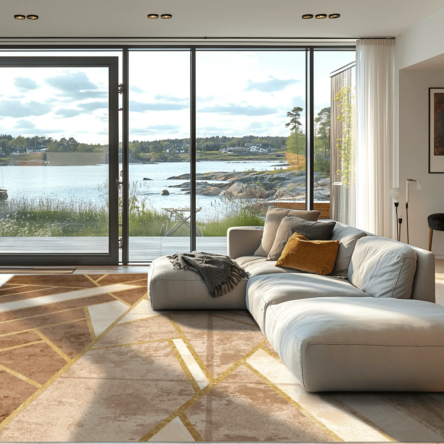 Wilton-teppe - Amasra (beige)