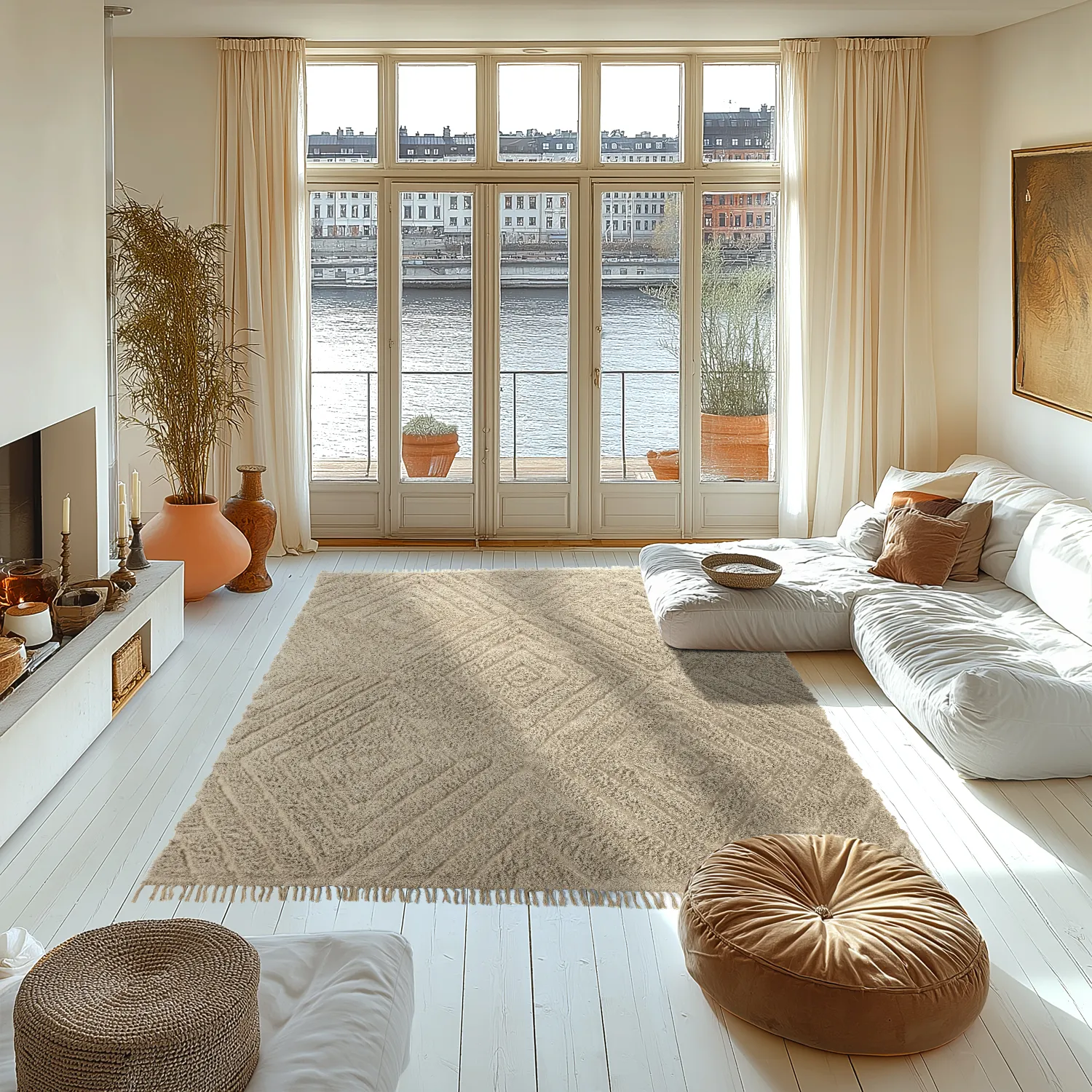 Ryetepper - Amberley Natural Cotton Shaggy (beige)