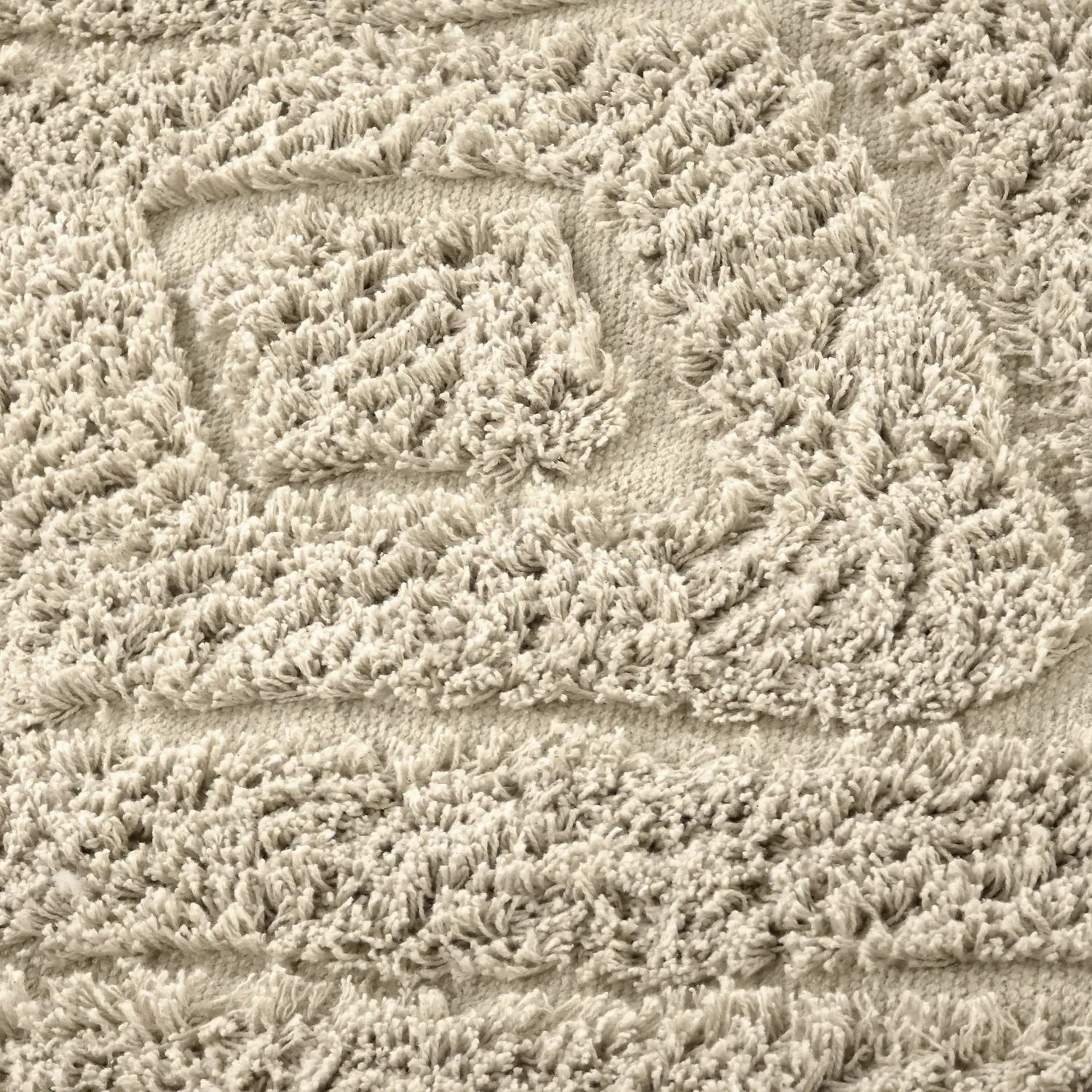 Runde tepper - Amberley Natural Cotton Shaggy (beige)