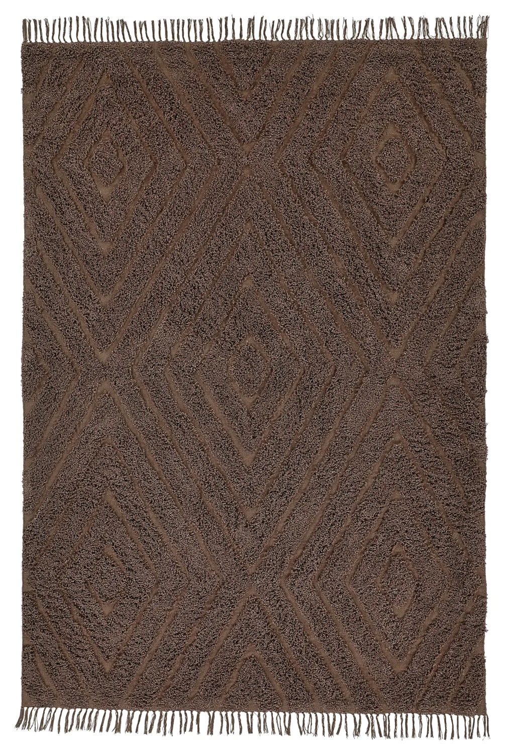 Ryetepper - Amberley Natural Cotton Shaggy (brun)