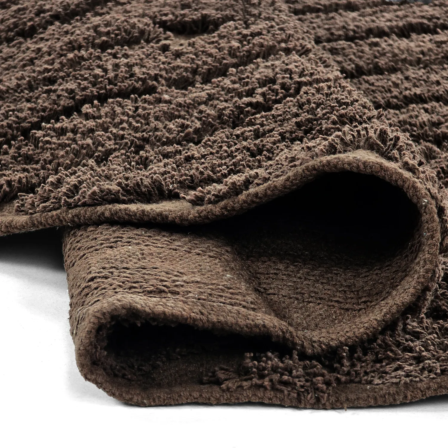 Runde tepper - Amberley Natural Cotton Shaggy (brun)