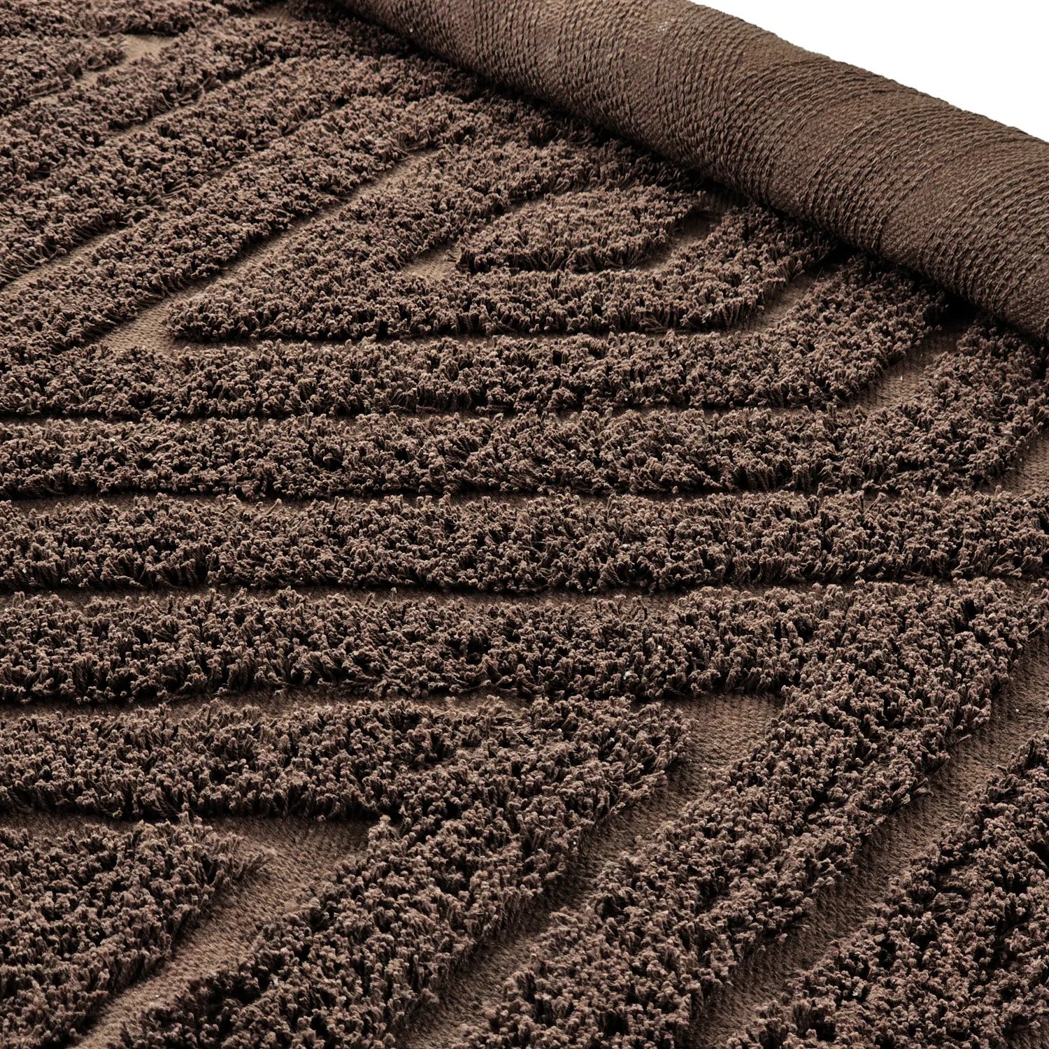 Runde tepper - Amberley Natural Cotton Shaggy (brun)