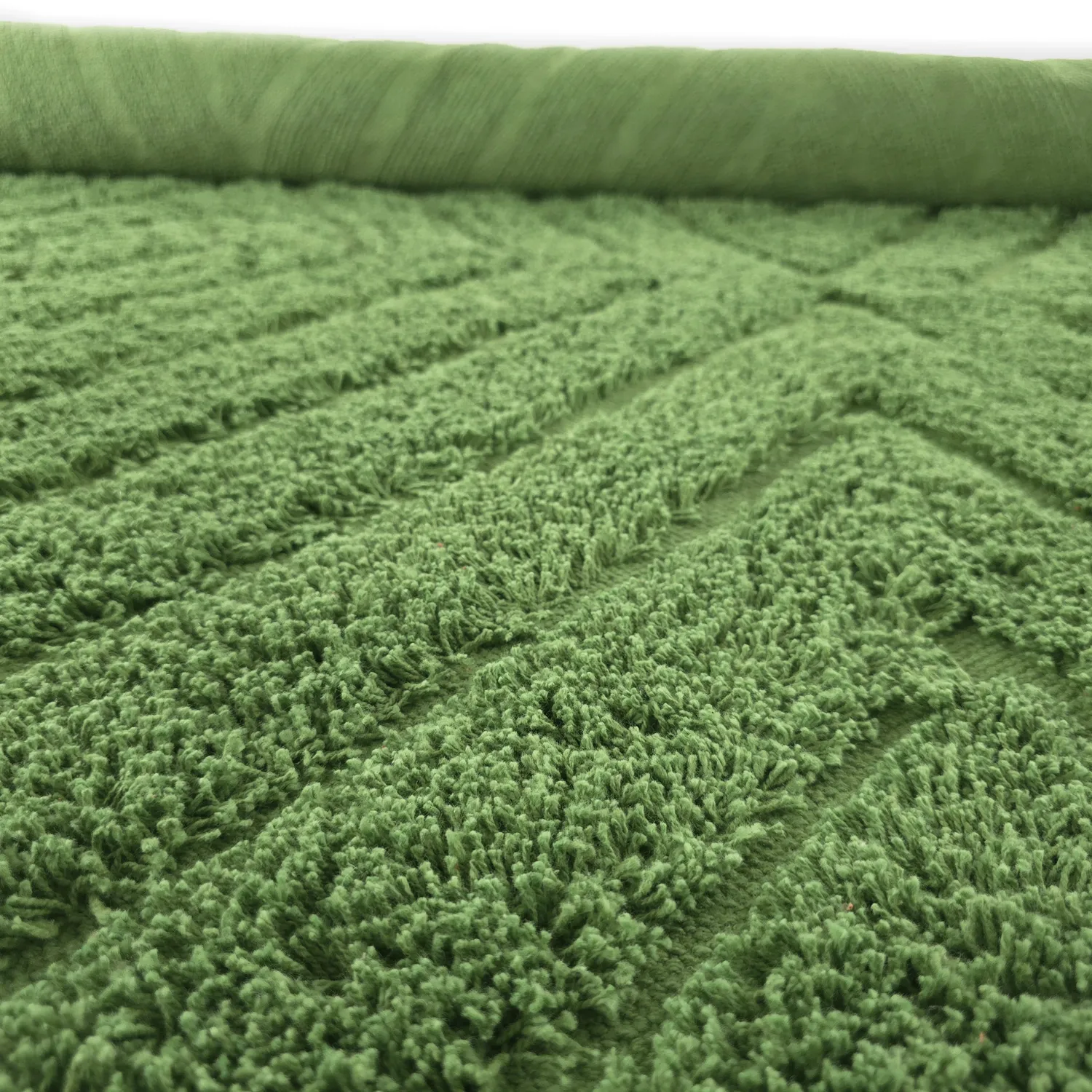 Ryetepper - Amberley Natural Cotton Shaggy (grønn)