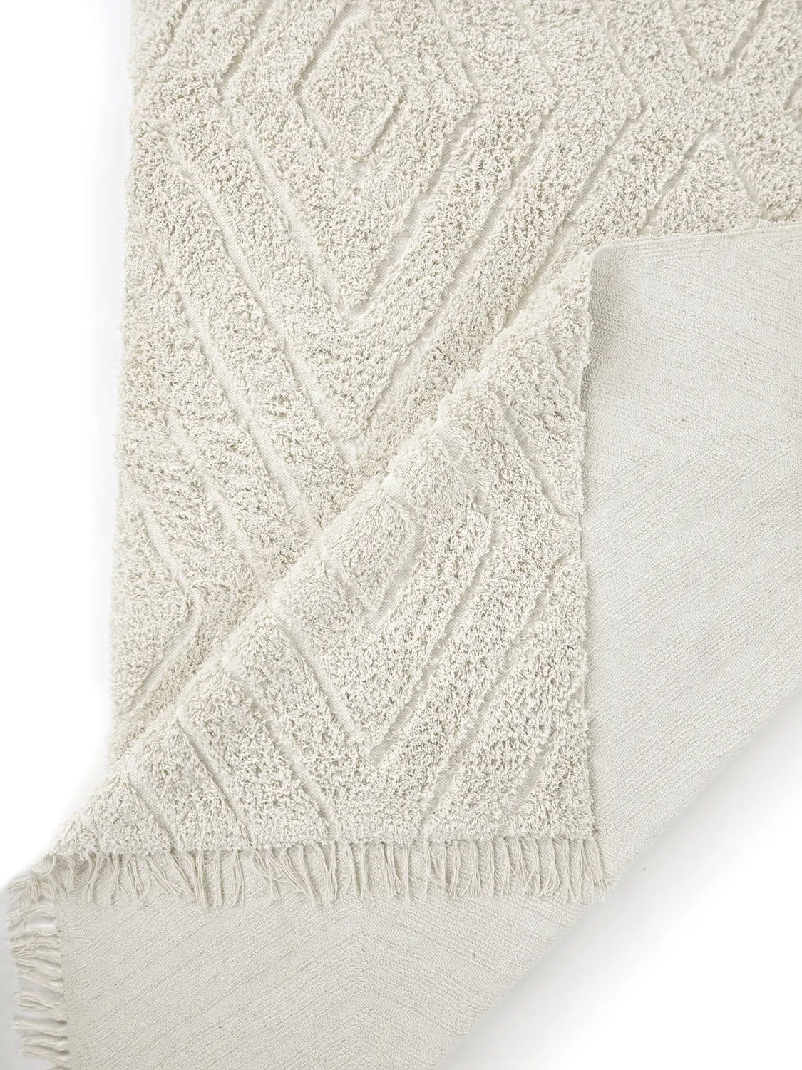 Ryetepper - Amberley Natural Cotton Shaggy (off-white)