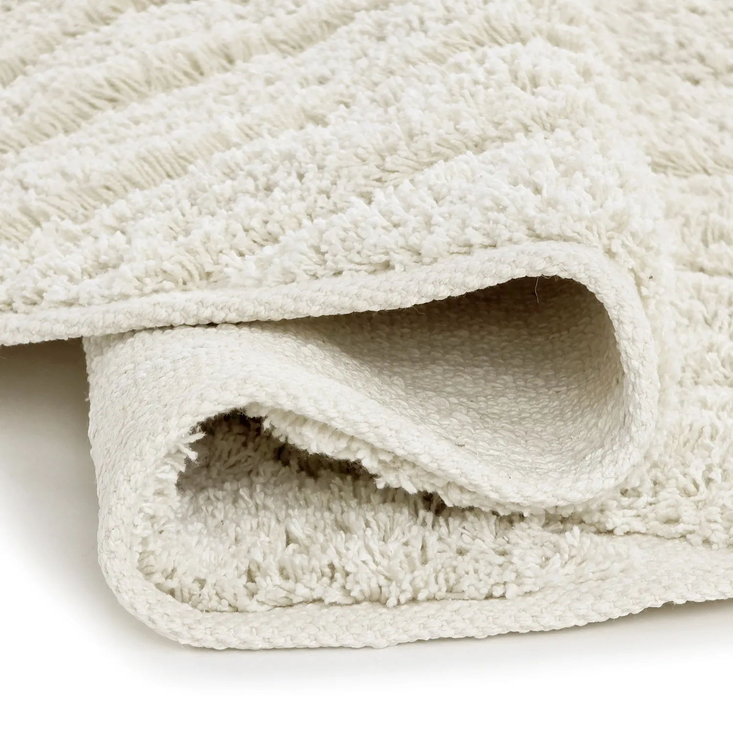 Runde tepper - Amberley Natural Cotton Shaggy (off-white)