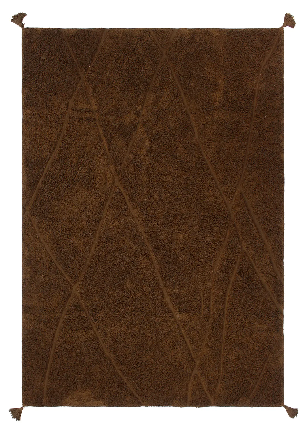Ryetepper - Andrea Natural Cotton Shaggy (brun)