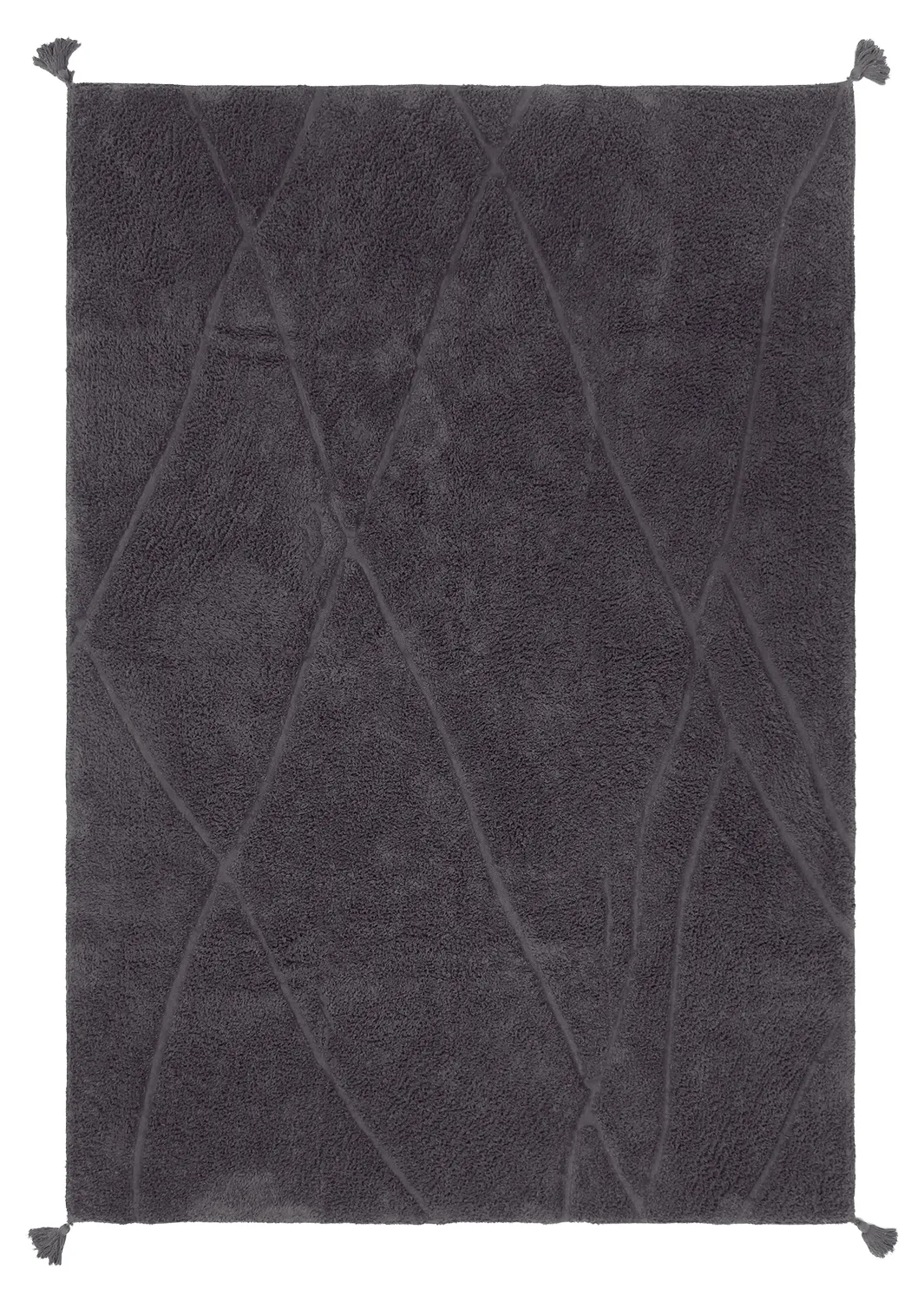 Ryetepper - Andrea Natural Cotton Shaggy (svart)