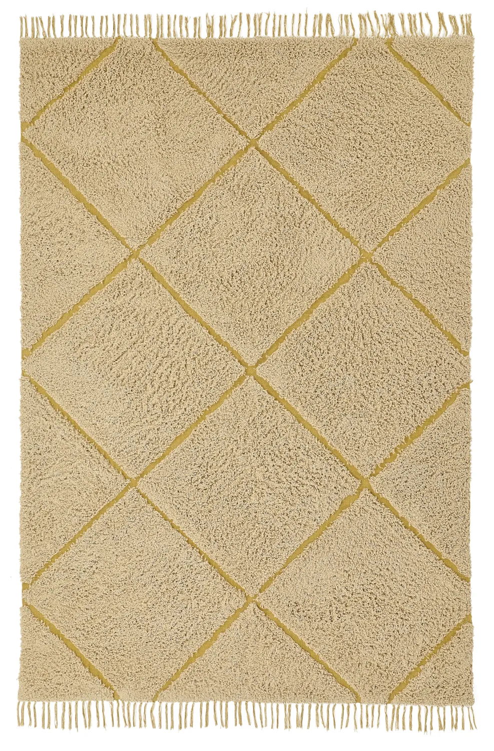 Ryetepper - Bellevue Natural Cotton Shaggy (beige/brun)
