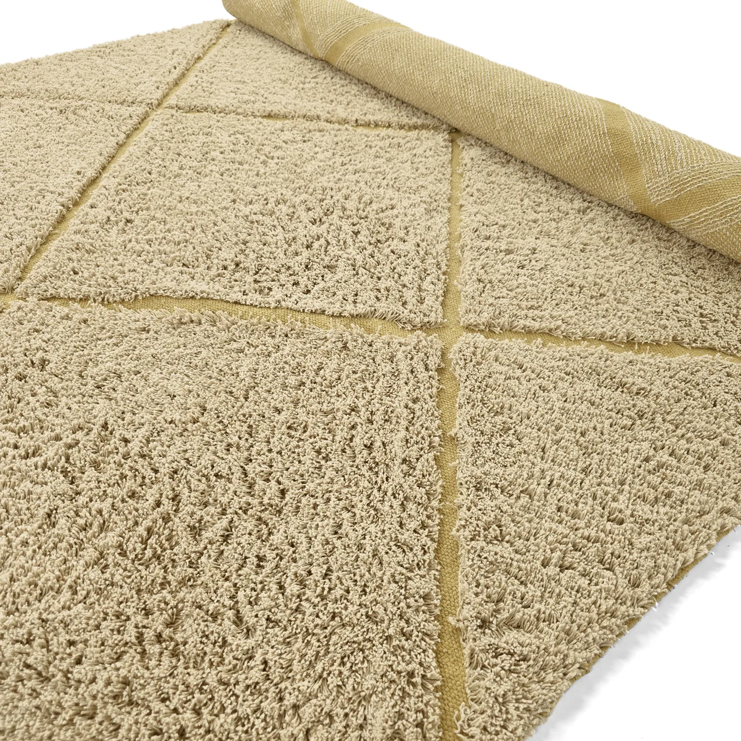 Ryetepper - Bellevue Natural Cotton Shaggy (beige/brun)
