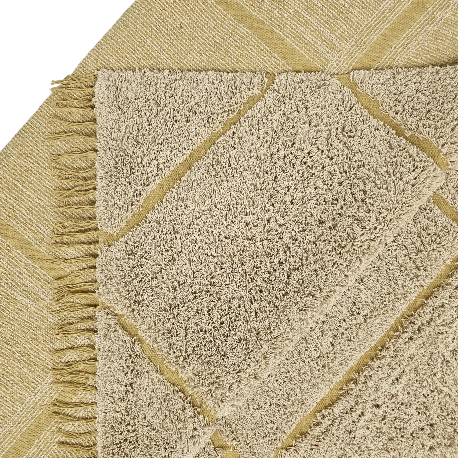 Ryetepper - Bellevue Natural Cotton Shaggy (beige/brun)