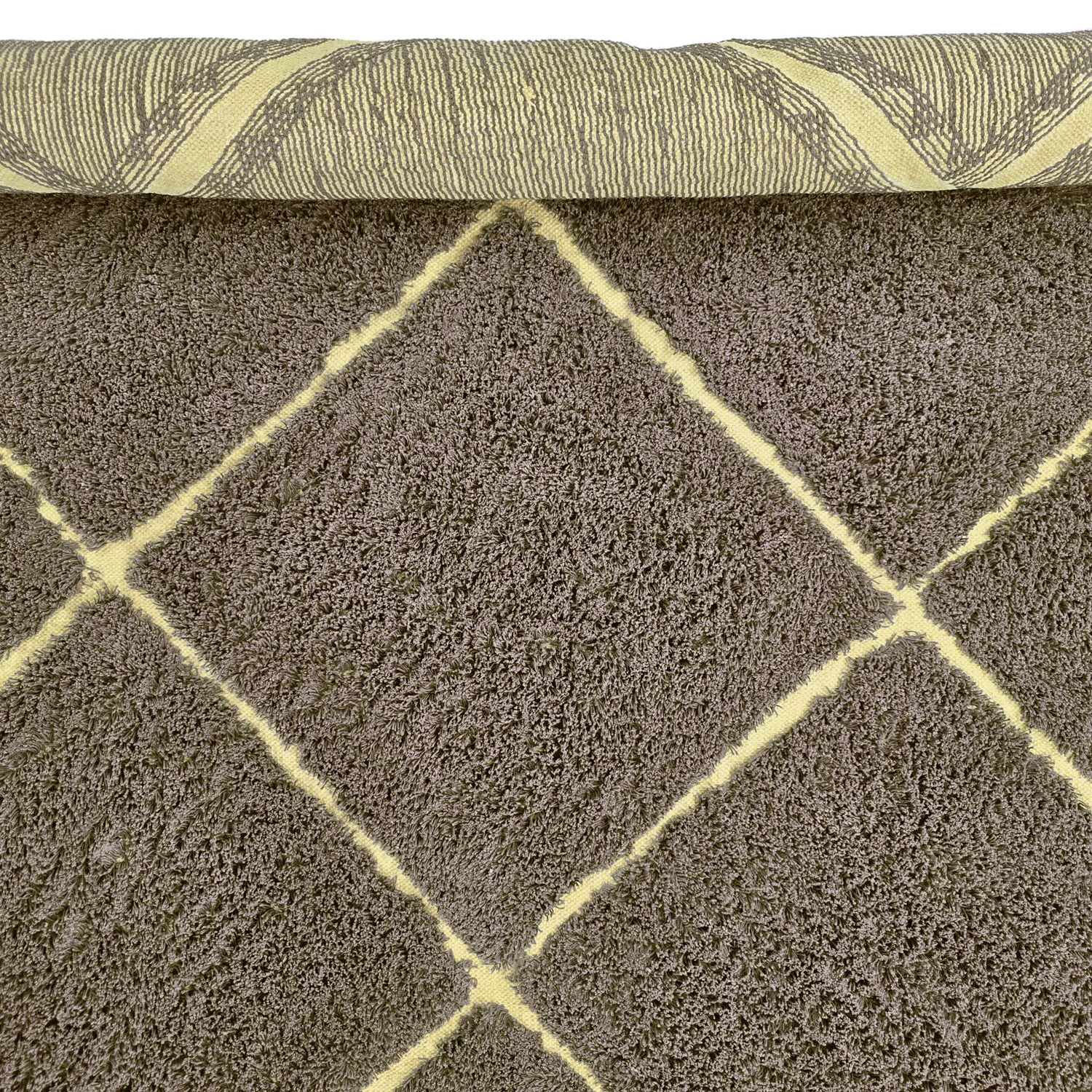 Ryetepper - Bellevue Natural Cotton Shaggy (brun/gul)