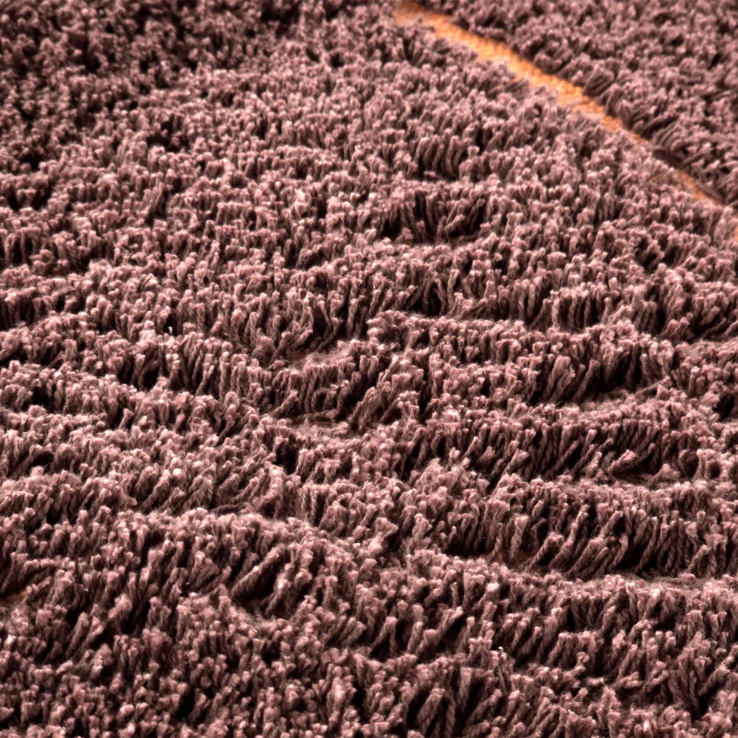Ryetepper - Bellevue Natural Cotton Shaggy (rød/oransje)