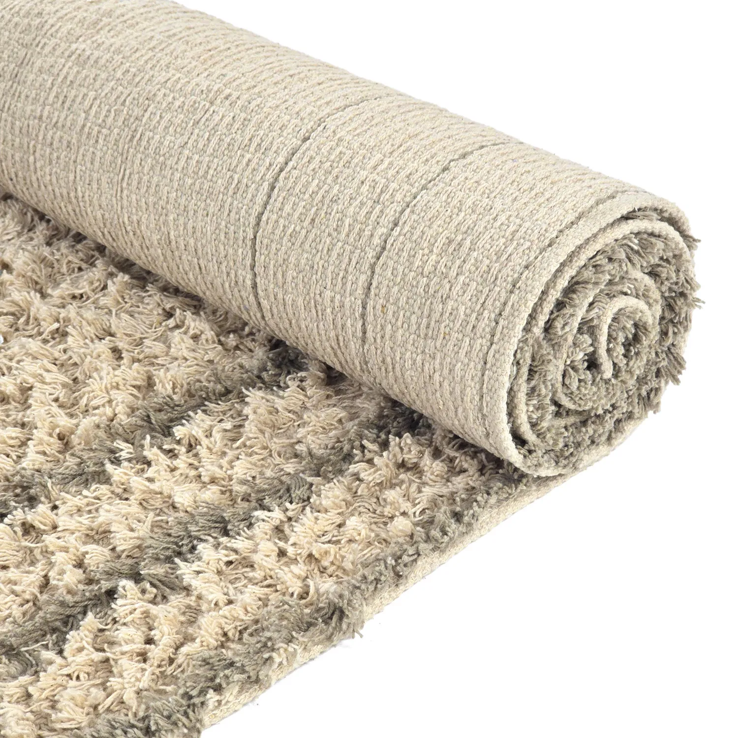 Ryetepper - Cataya Natural Cotton Shaggy (beige/taupe)