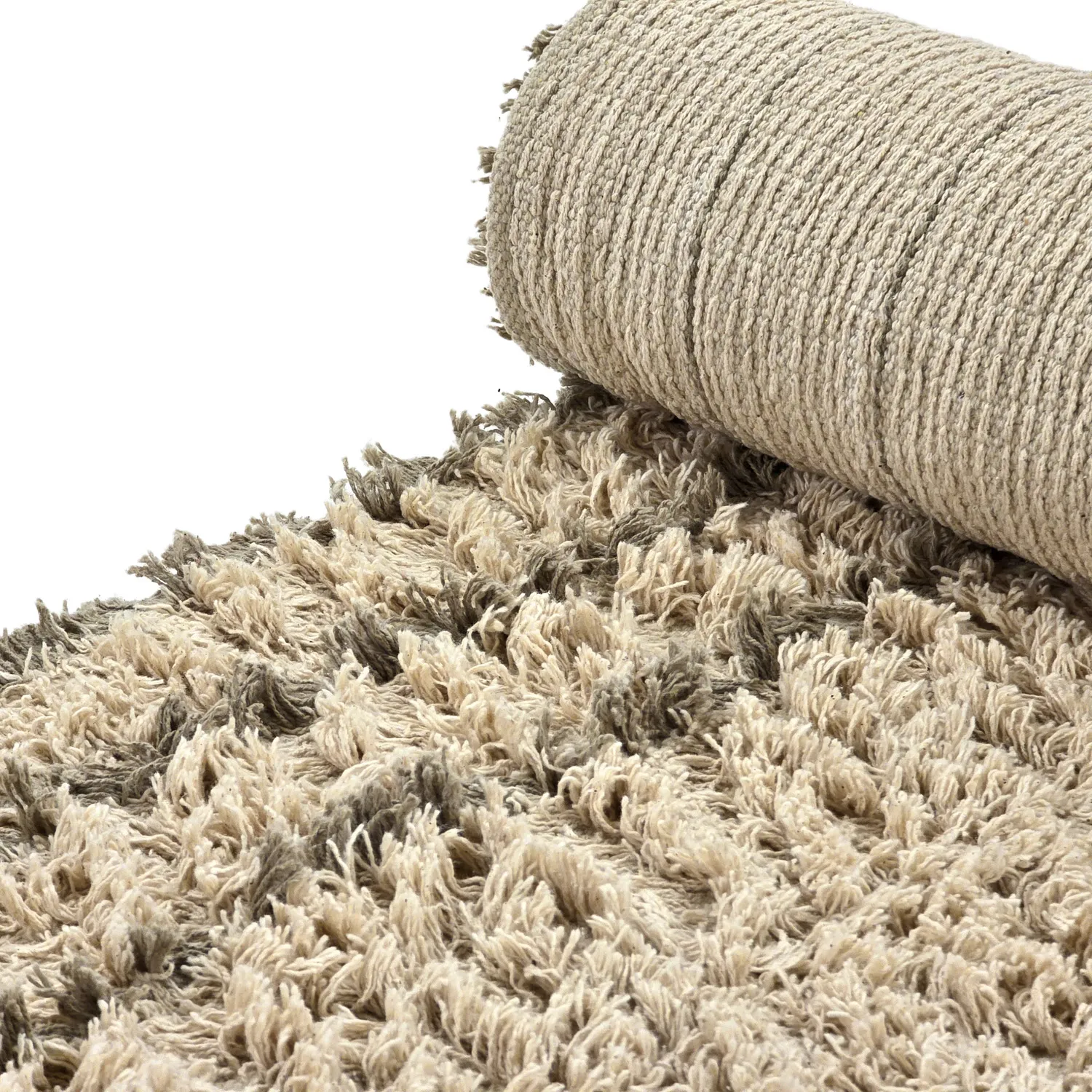 Ryetepper - Cataya Natural Cotton Shaggy (beige/taupe)