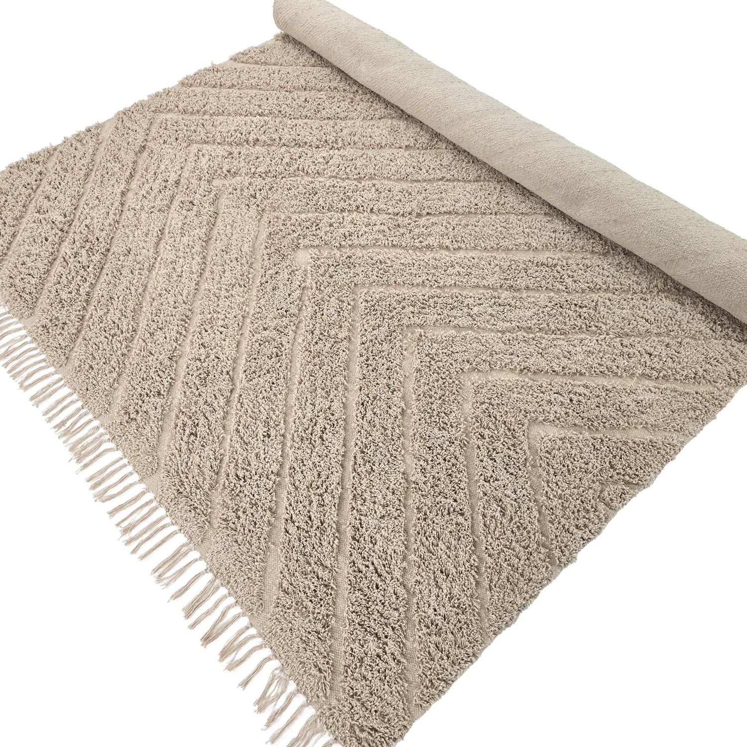Ryetepper - Conara Natural Cotton Shaggy (beige)