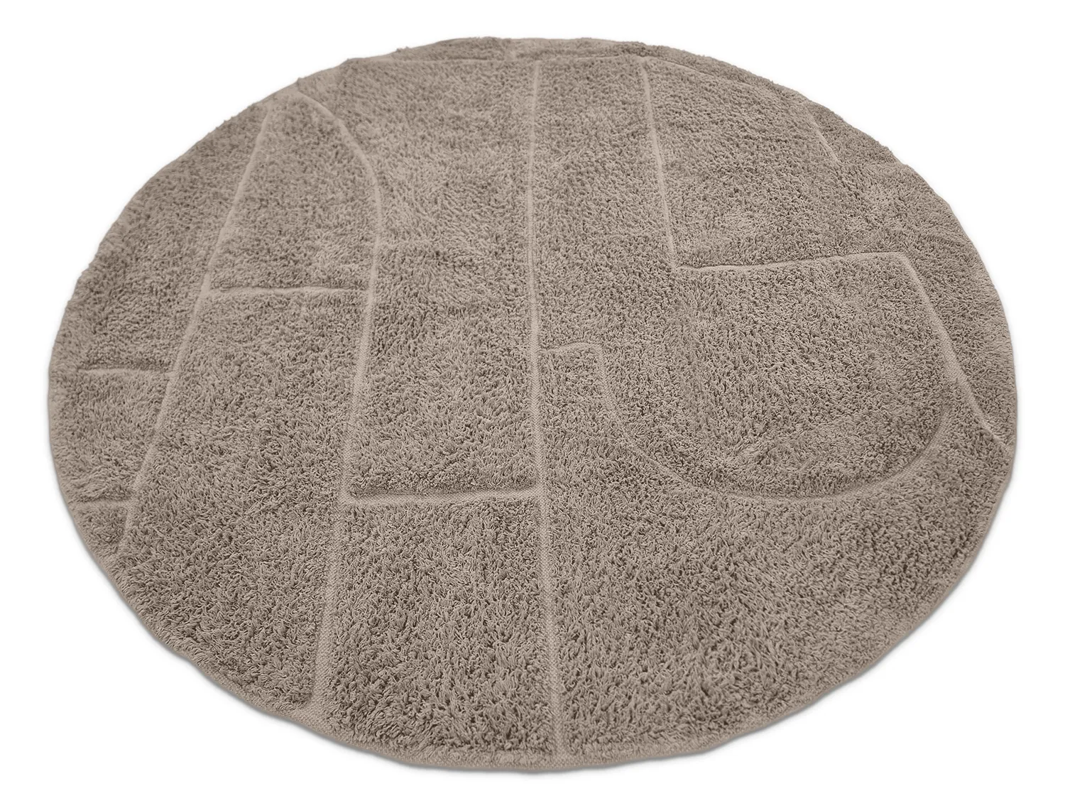 Runde tepper - Cremona Natural Cotton Shaggy (taupe)