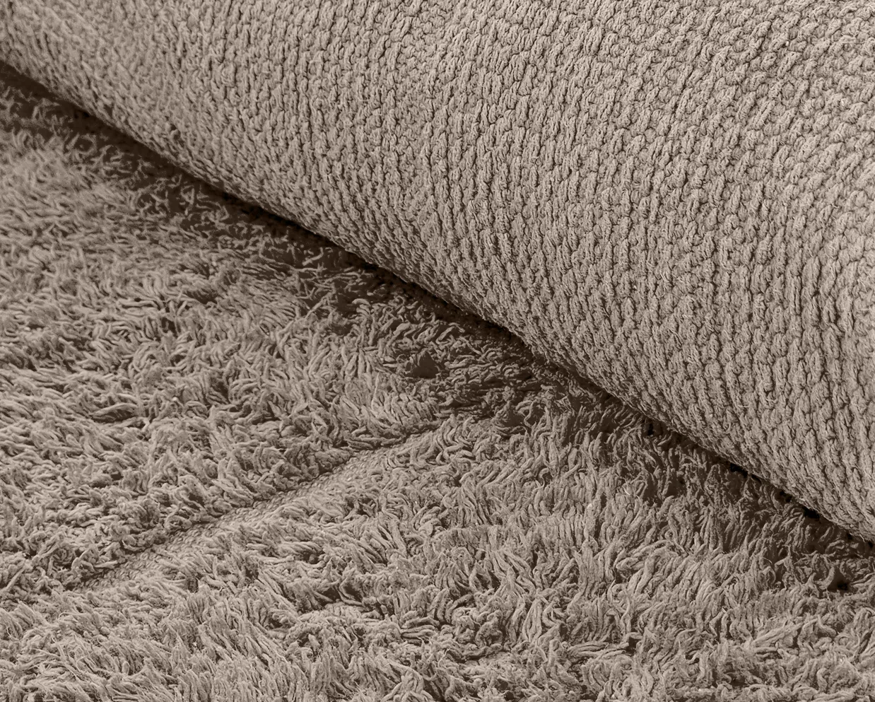 Runde tepper - Cremona Natural Cotton Shaggy (taupe)