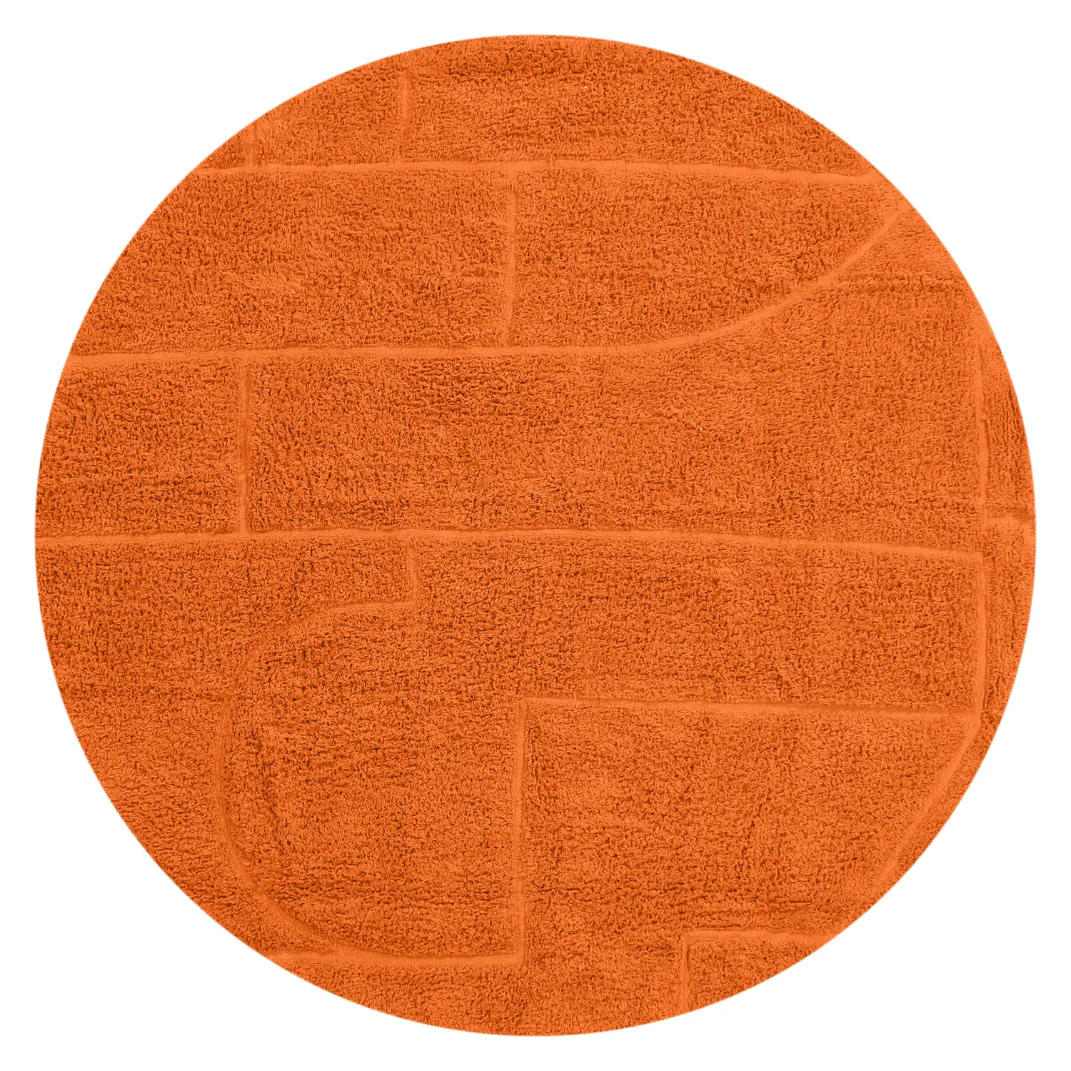 Runde tepper - Cremona Natural Cotton Shaggy (oransje)
