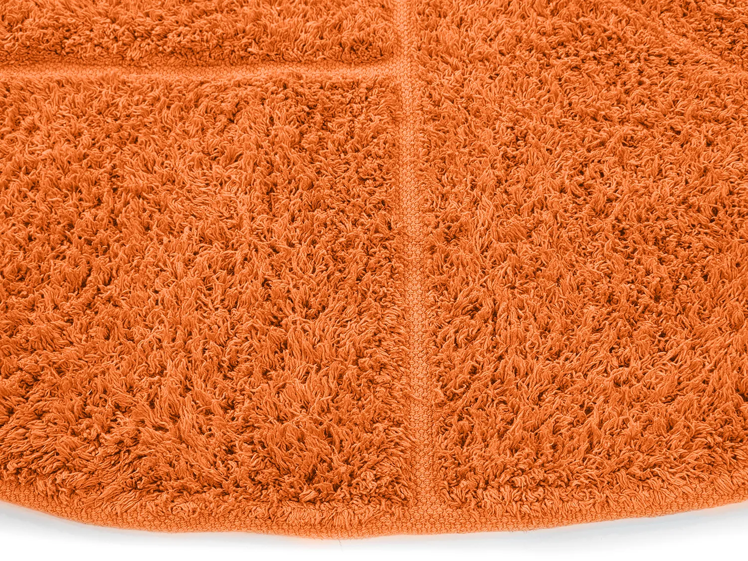 Runde tepper - Cremona Natural Cotton Shaggy (oransje)