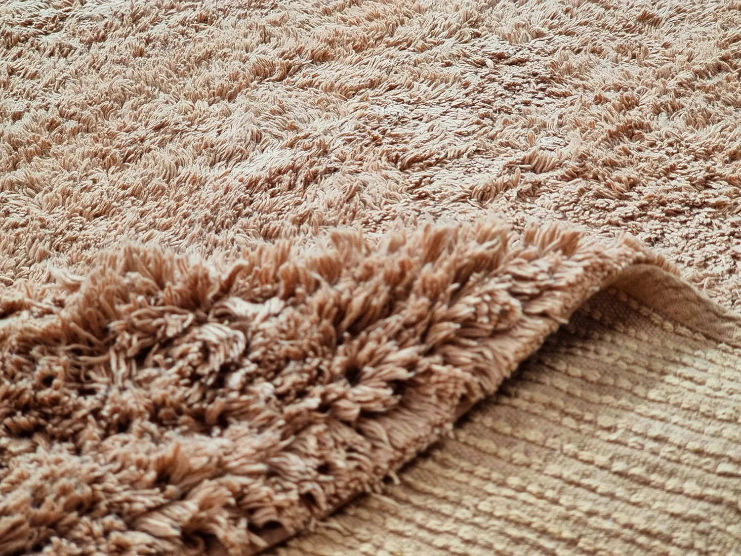Ryetepper - Ebba Natural Cotton Shaggy (brun)