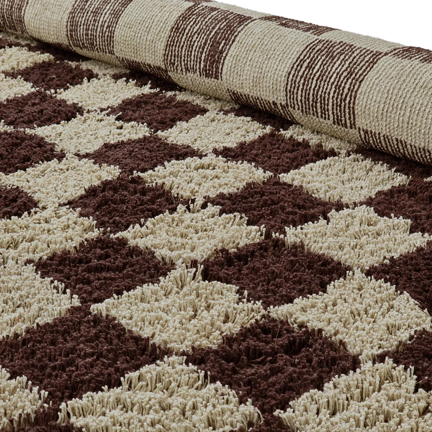 Ryetepper - Elsey Natural Cotton Shaggy (beige/brun)