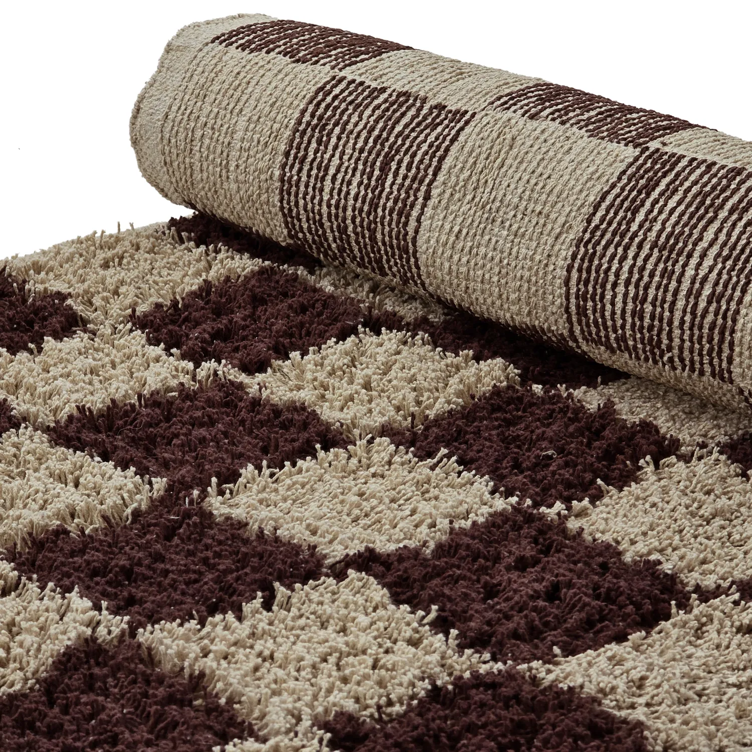 Ryetepper - Elsey Natural Cotton Shaggy (beige/brun)