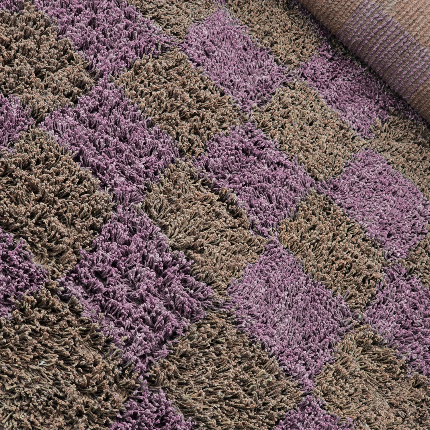 Ryetepper - Elsey Natural Cotton Shaggy (brun/lilla)