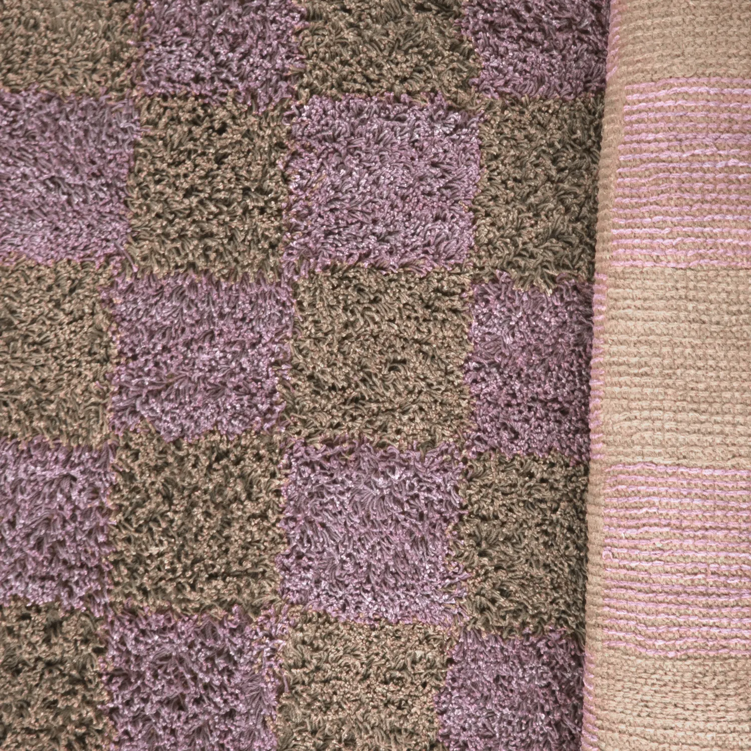 Ryetepper - Elsey Natural Cotton Shaggy (brun/lilla)
