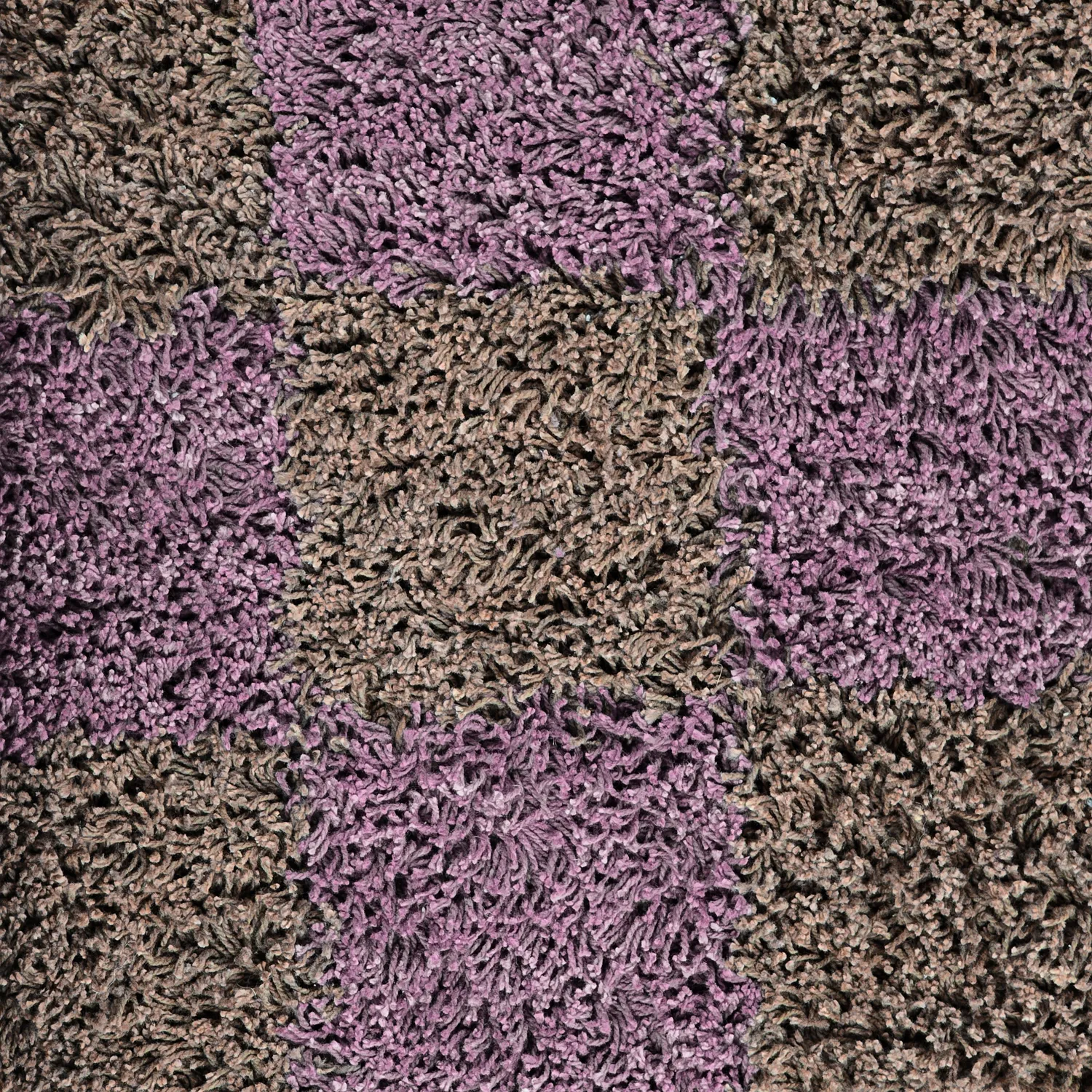 Ryetepper - Elsey Natural Cotton Shaggy (brun/lilla)