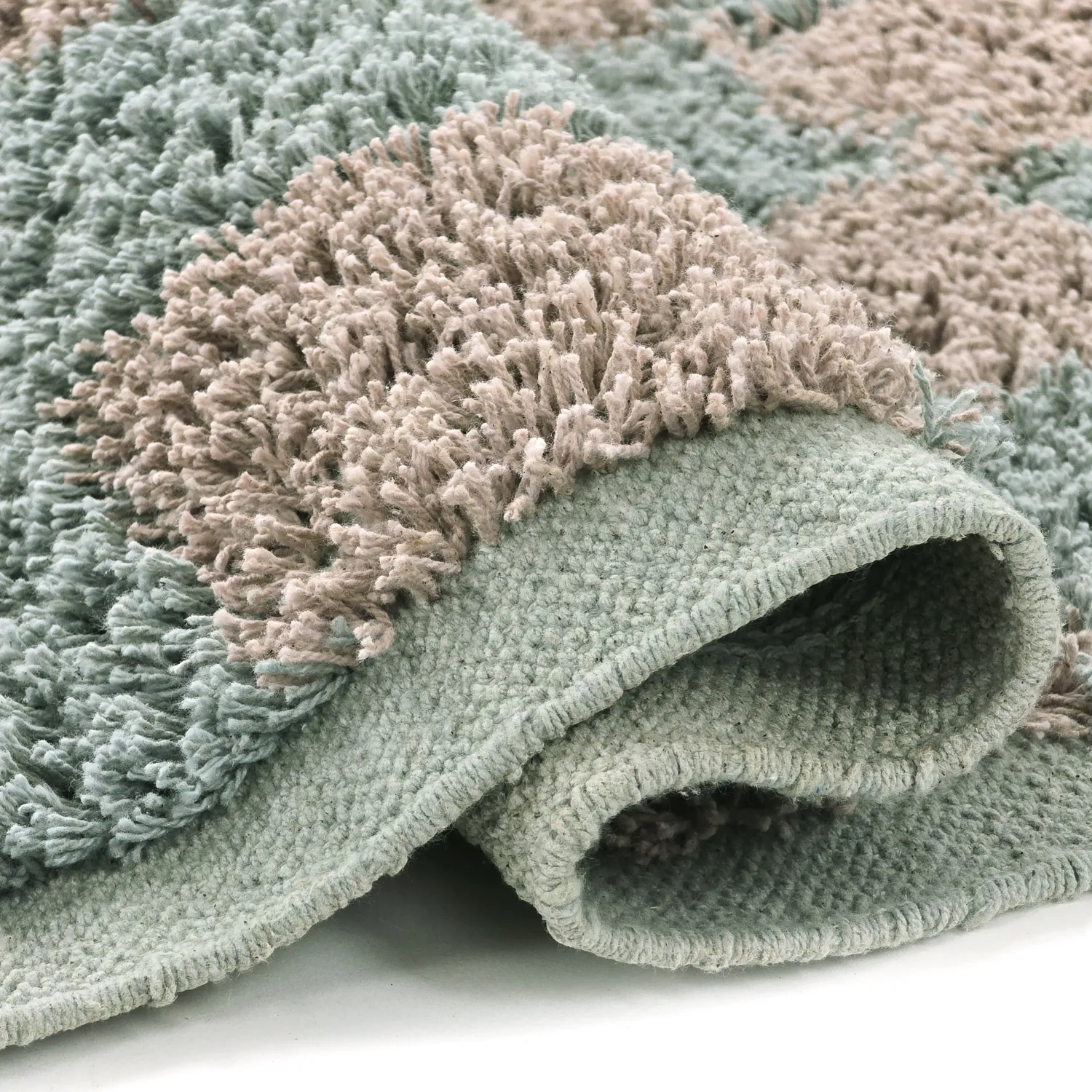 Ryetepper - Elsey Natural Cotton Shaggy (grå/rosa)