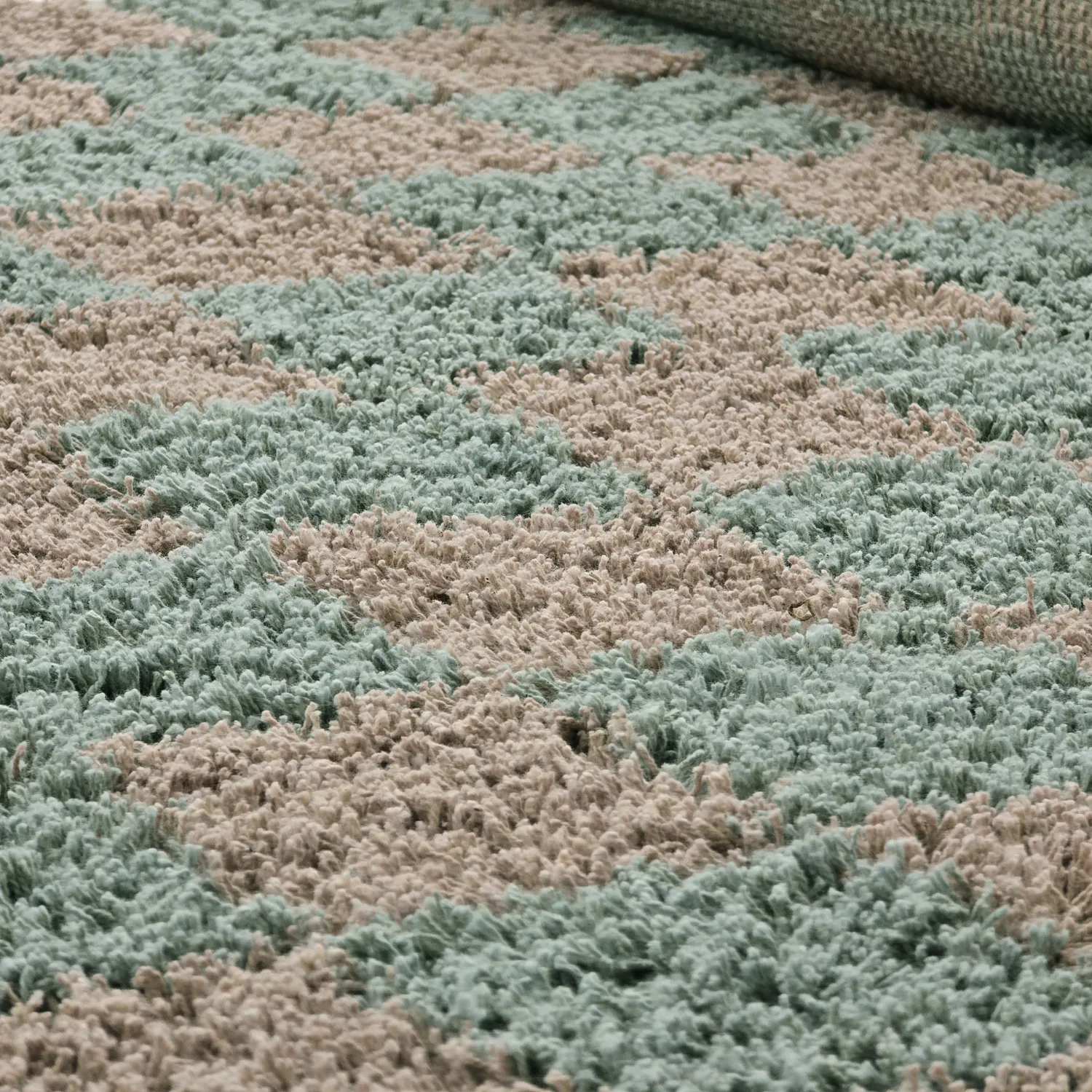 Ryetepper - Elsey Natural Cotton Shaggy (grå/rosa)