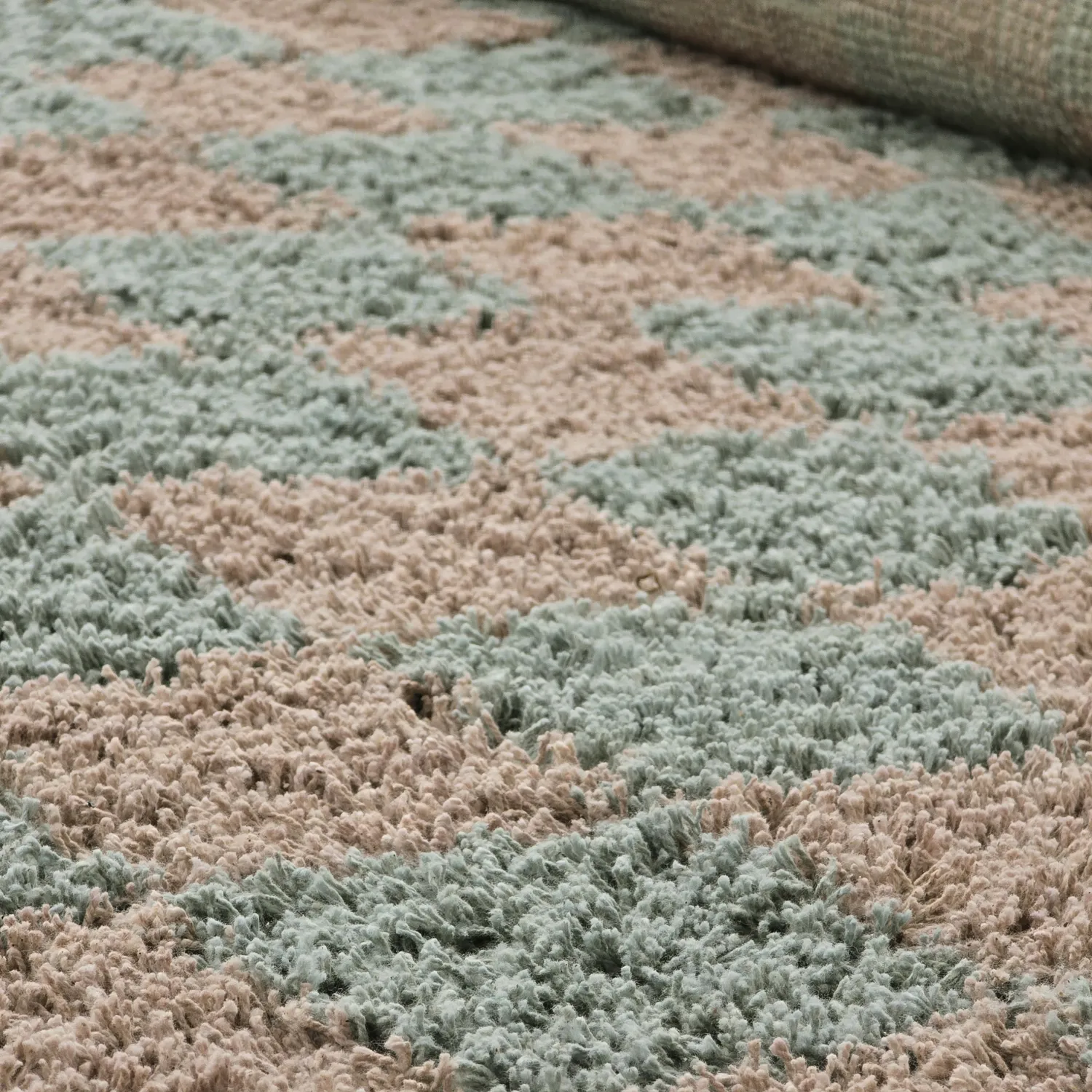 Ryetepper - Elsey Natural Cotton Shaggy (grå/rosa)