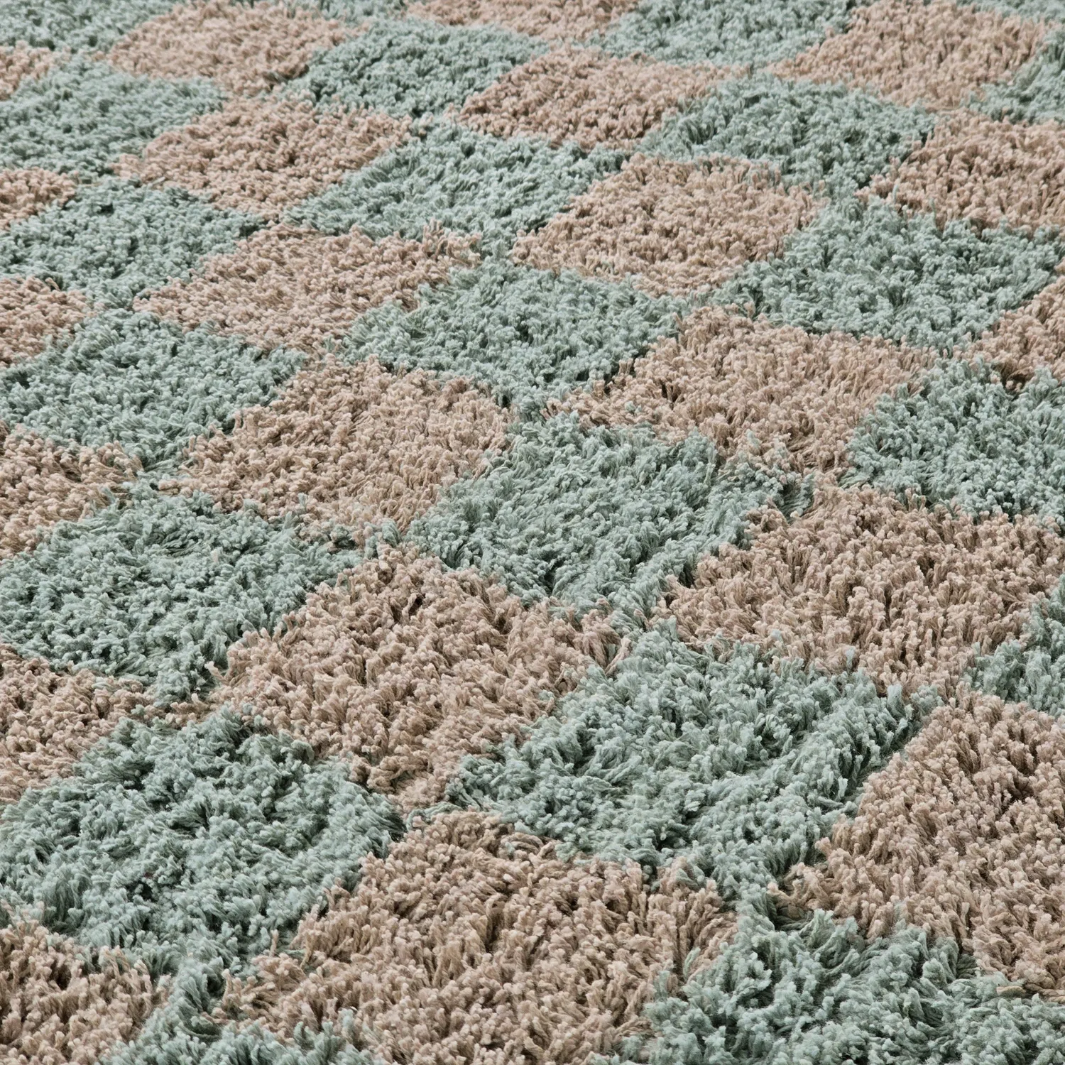 Ryetepper - Elsey Natural Cotton Shaggy (grå/rosa)