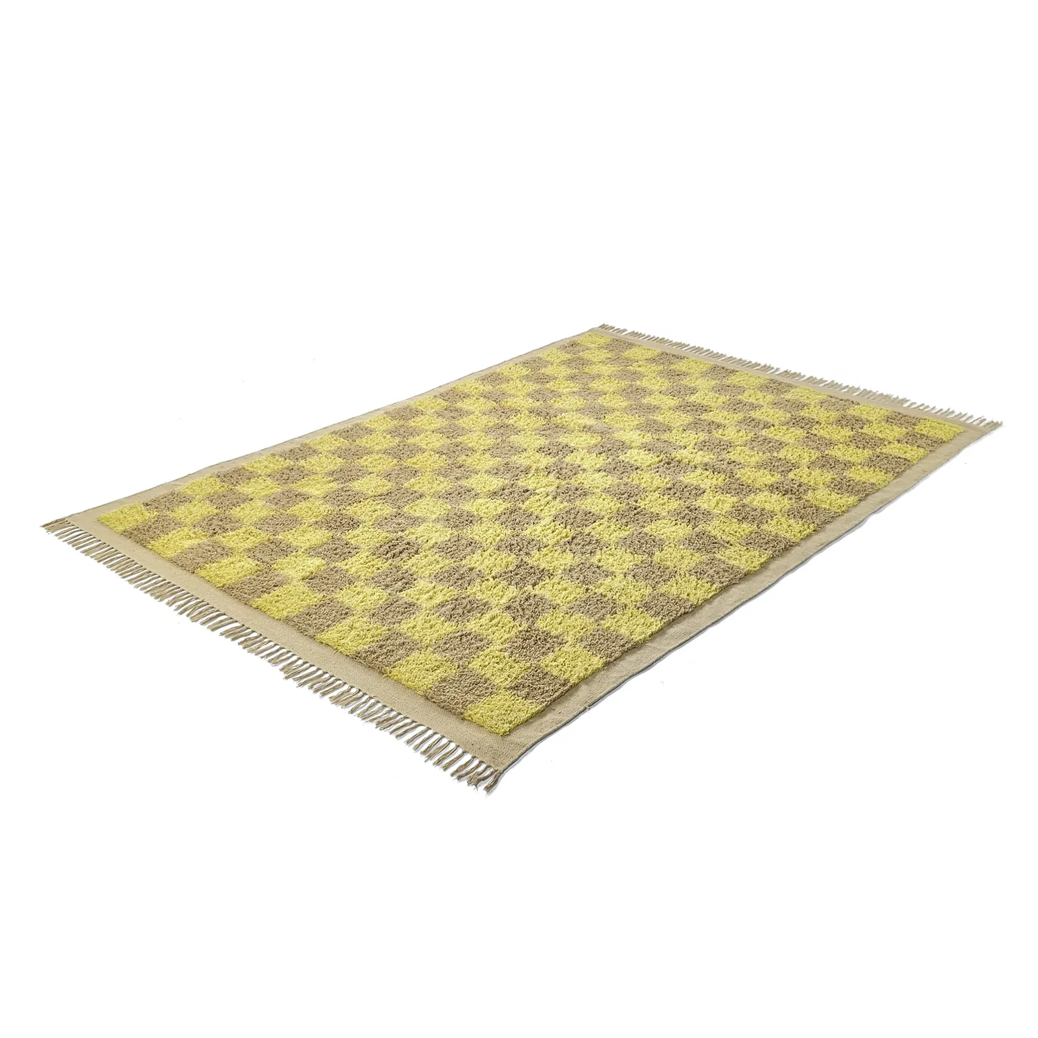 Ryetepper - Elsey Natural Cotton Shaggy (gul/beige)