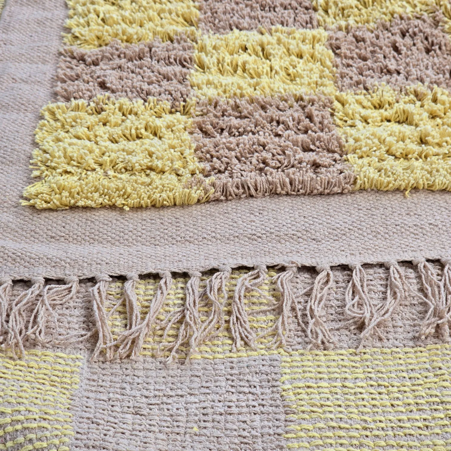 Ryetepper - Elsey Natural Cotton Shaggy (gul/beige)