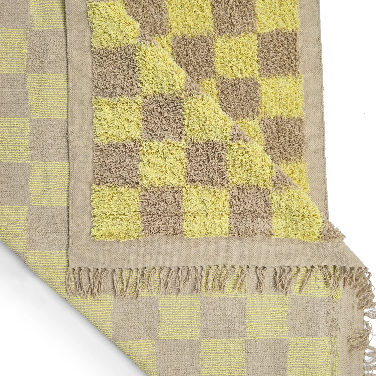 Ryetepper - Elsey Natural Cotton Shaggy (gul/beige)