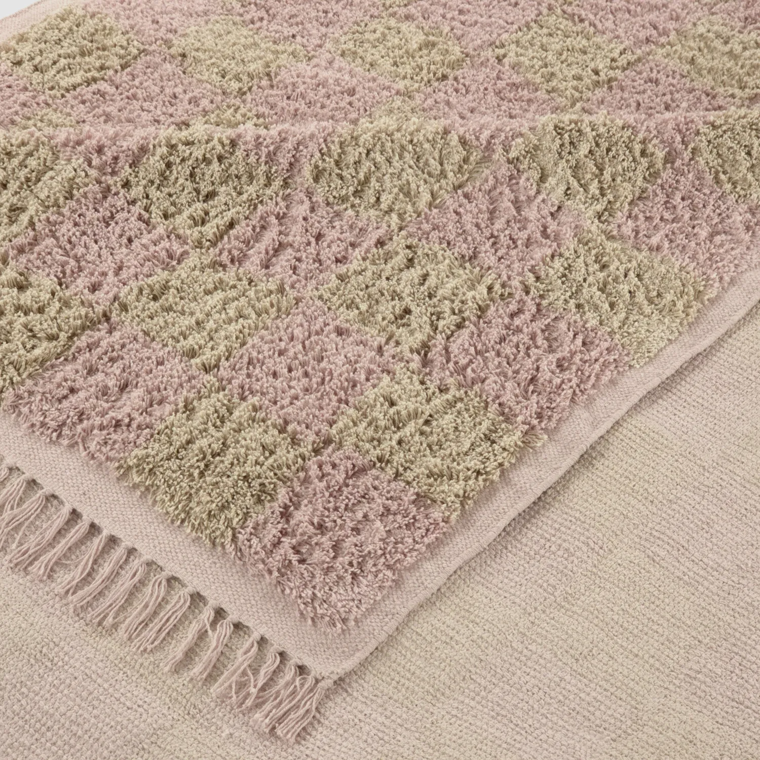 Ryetepper - Elsey Natural Cotton Shaggy (rosa/oransje)
