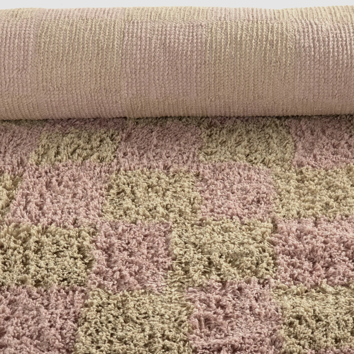 Ryetepper - Elsey Natural Cotton Shaggy (rosa/oransje)