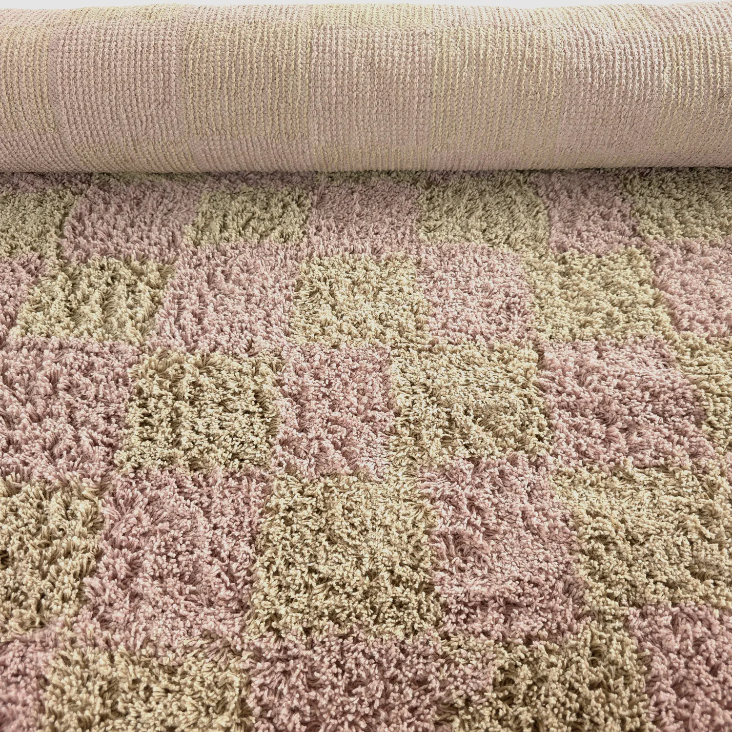 Ryetepper - Elsey Natural Cotton Shaggy (rosa/oransje)