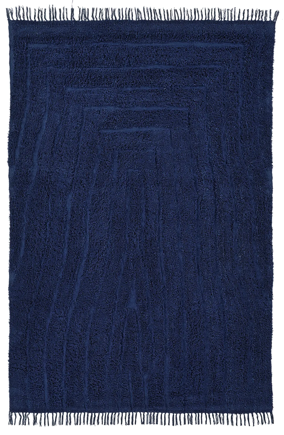 Ryetepper - Farley Natural Cotton Shaggy (blå)