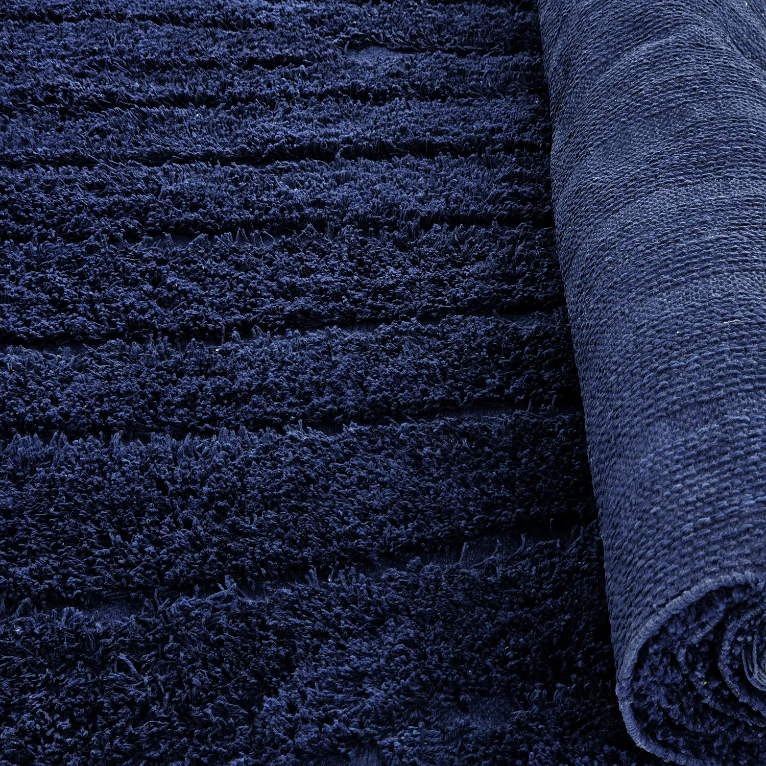 Ryetepper - Farley Natural Cotton Shaggy (blå)