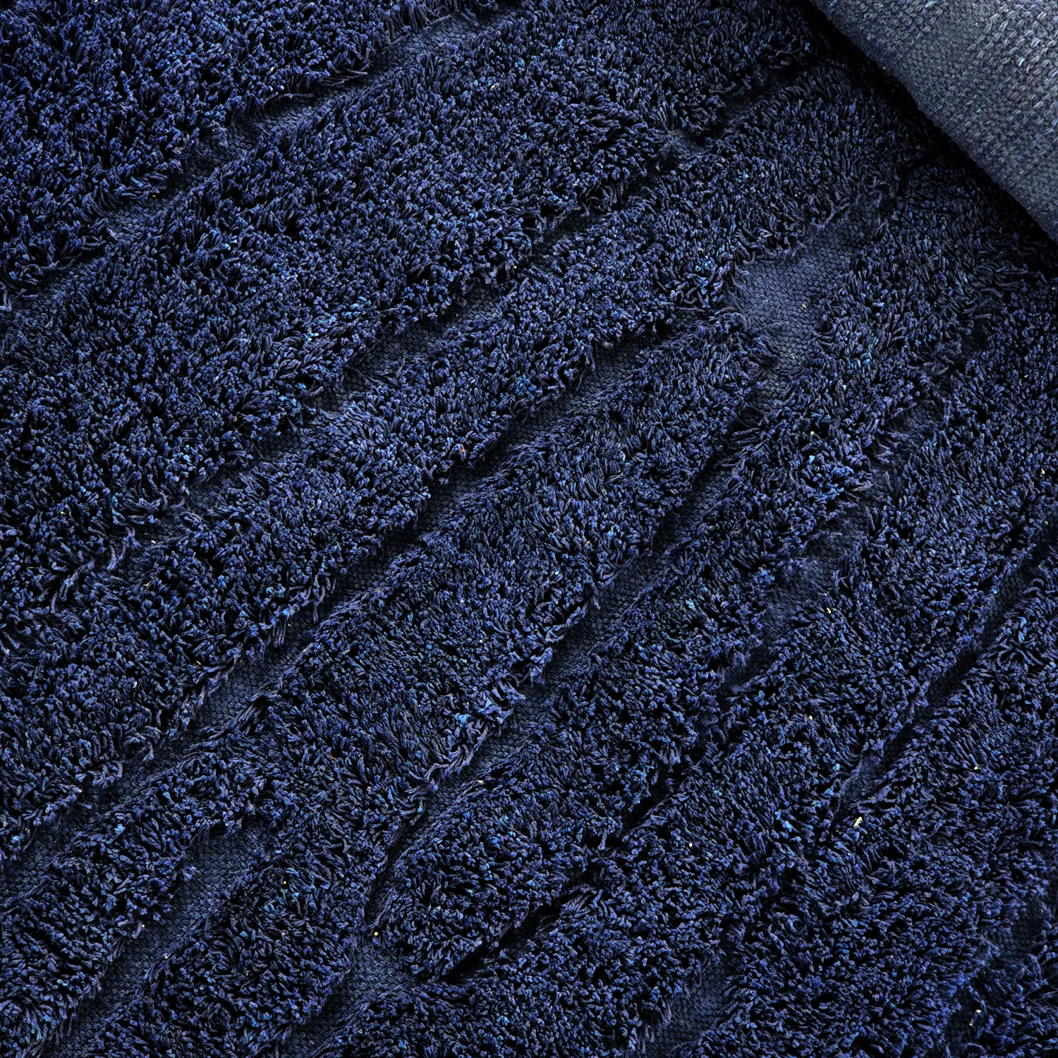 Ryetepper - Farley Natural Cotton Shaggy (blå)