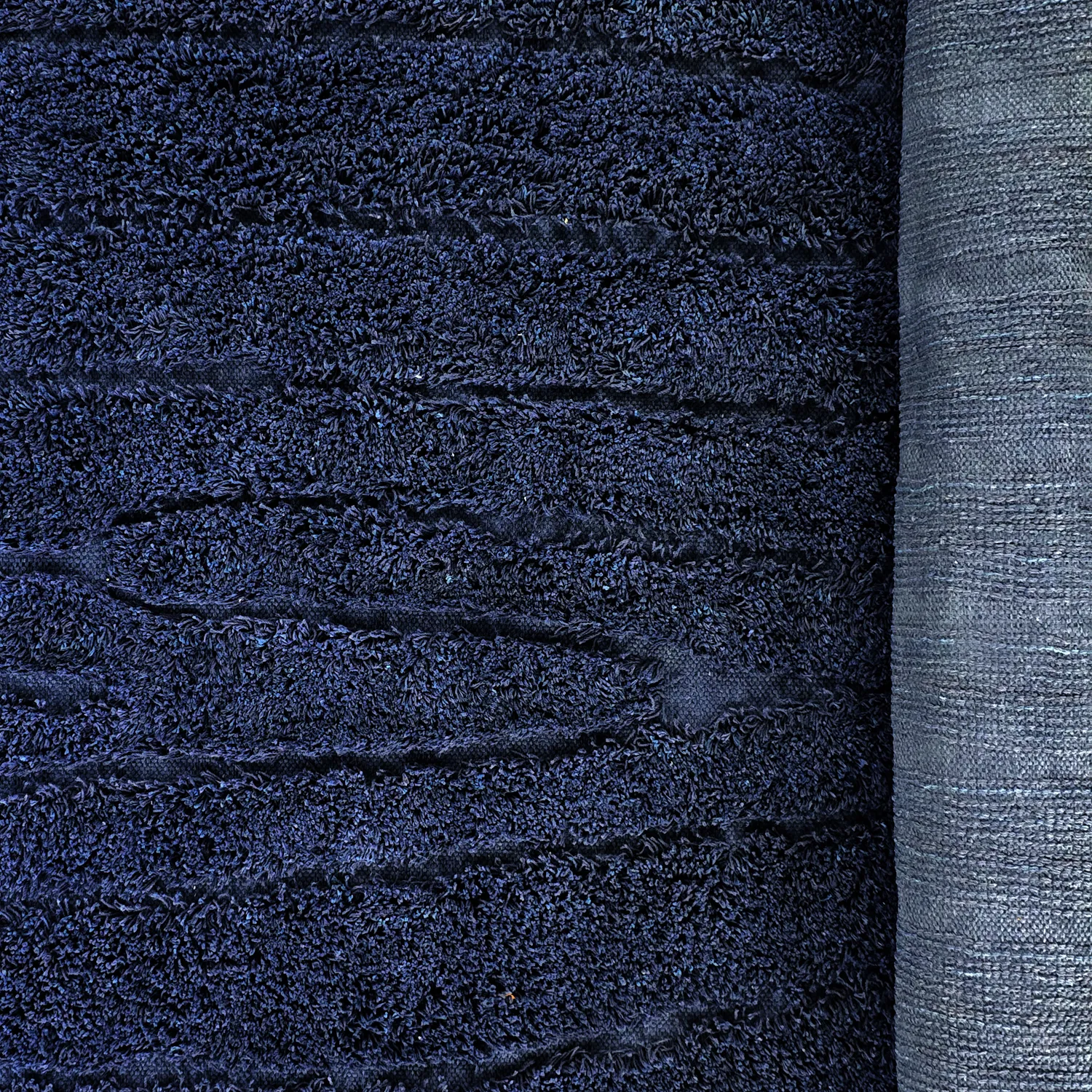 Ryetepper - Farley Natural Cotton Shaggy (blå)