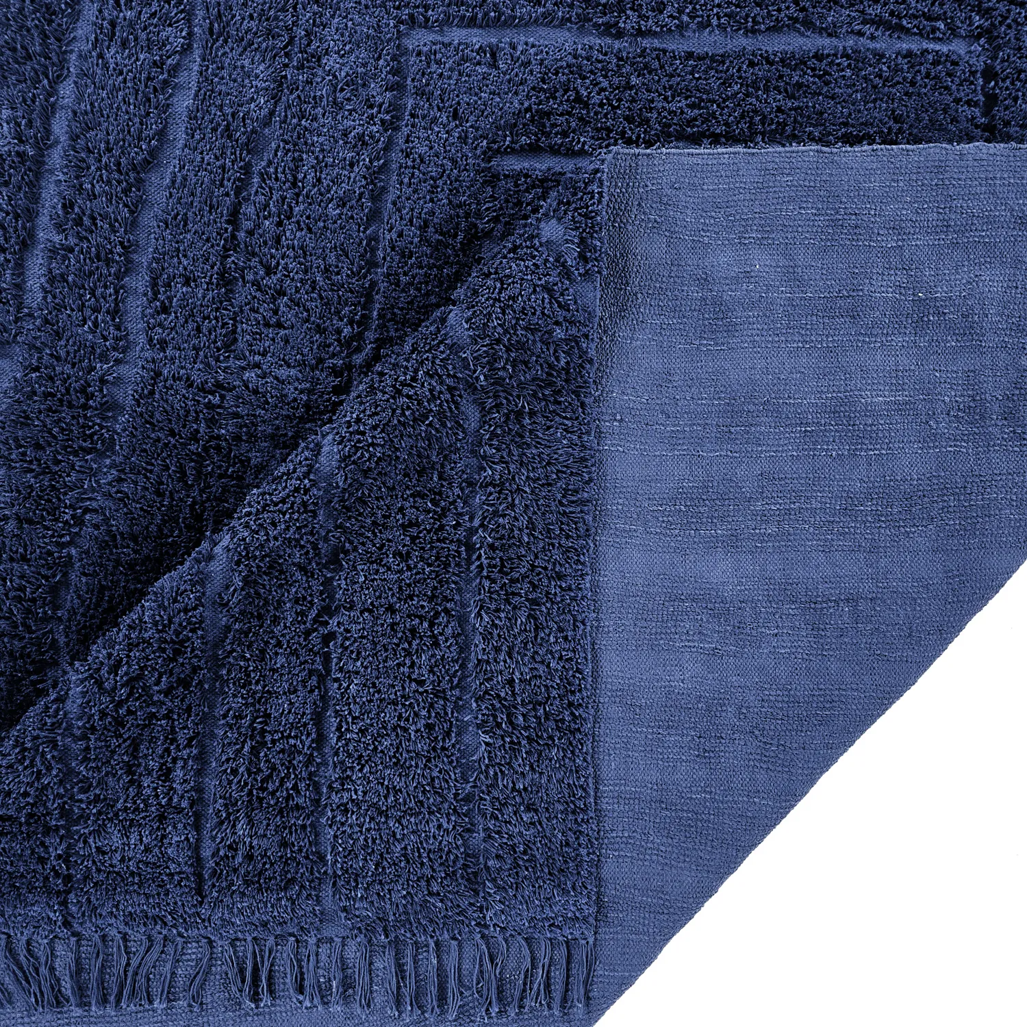 Ryetepper - Farley Natural Cotton Shaggy (blå)