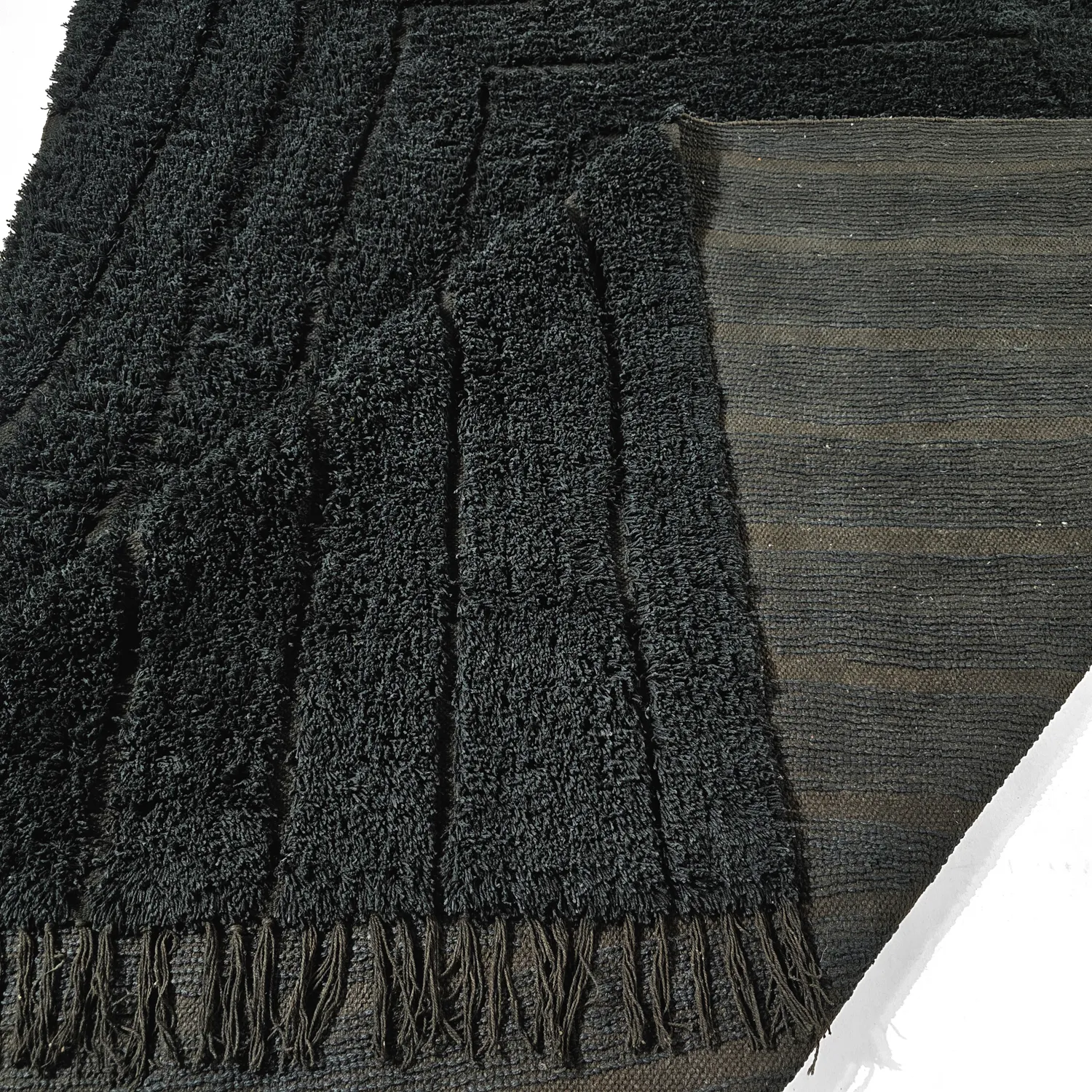 Ryetepper - Farley Natural Cotton Shaggy (svart)