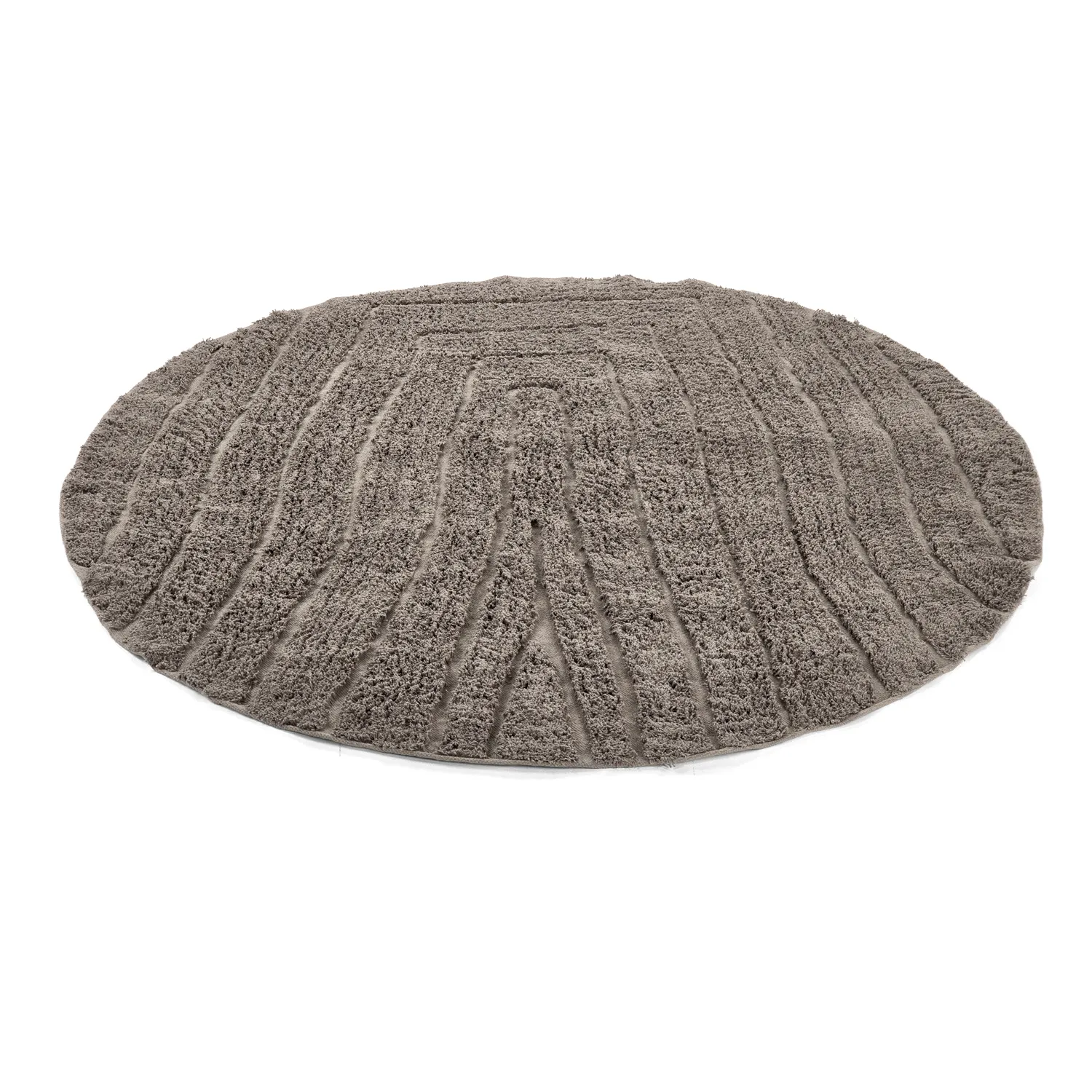 Runde tepper - Farley Natural Cotton Shaggy (taupe)