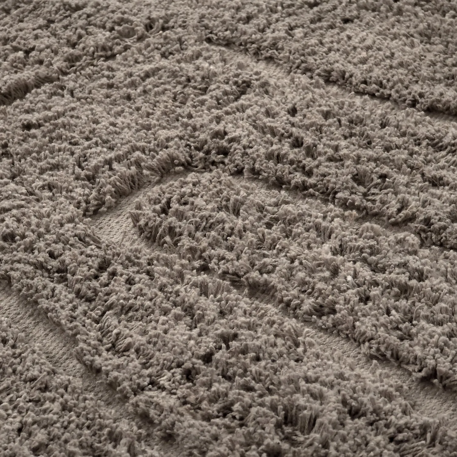 Runde tepper - Farley Natural Cotton Shaggy (taupe)