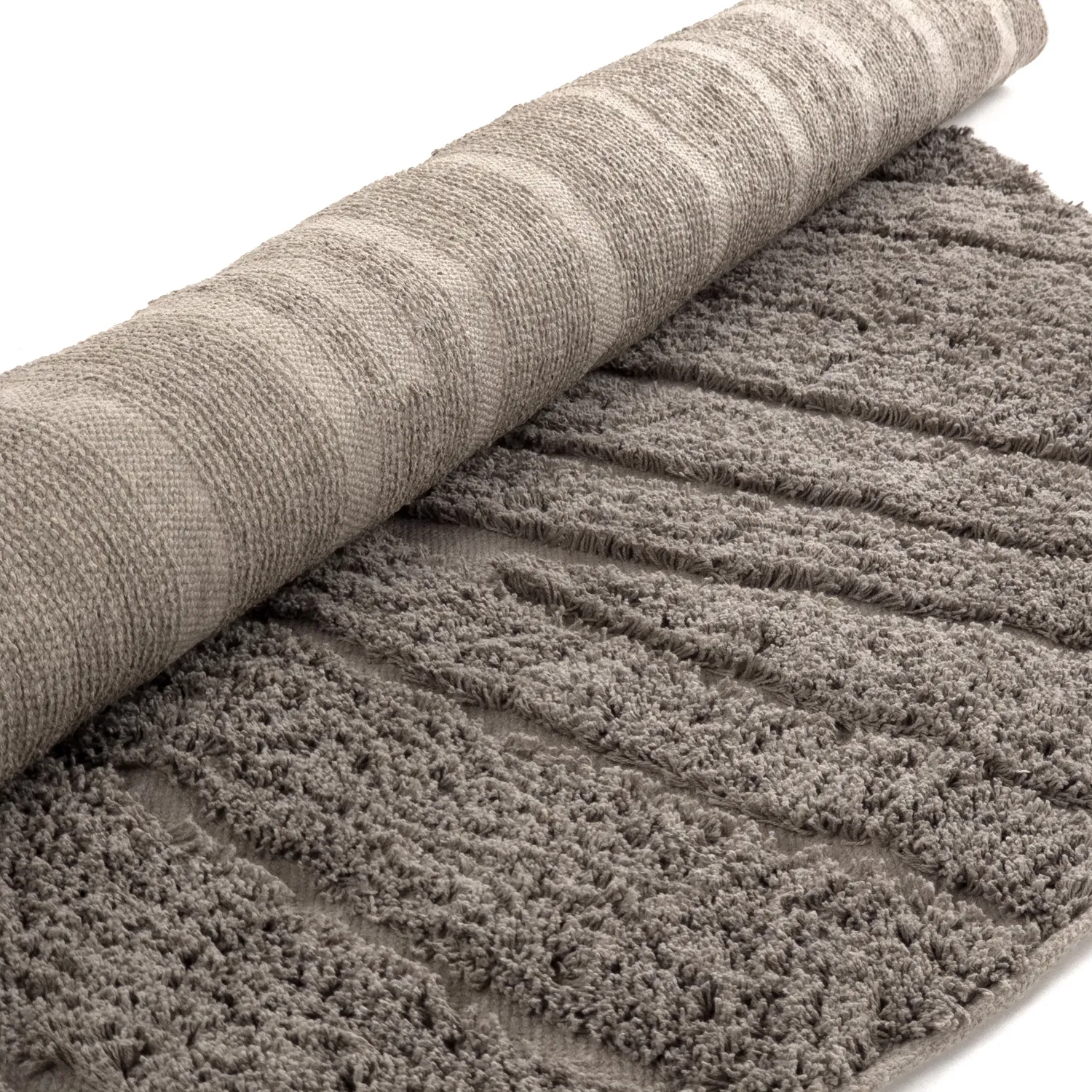 Runde tepper - Farley Natural Cotton Shaggy (taupe)