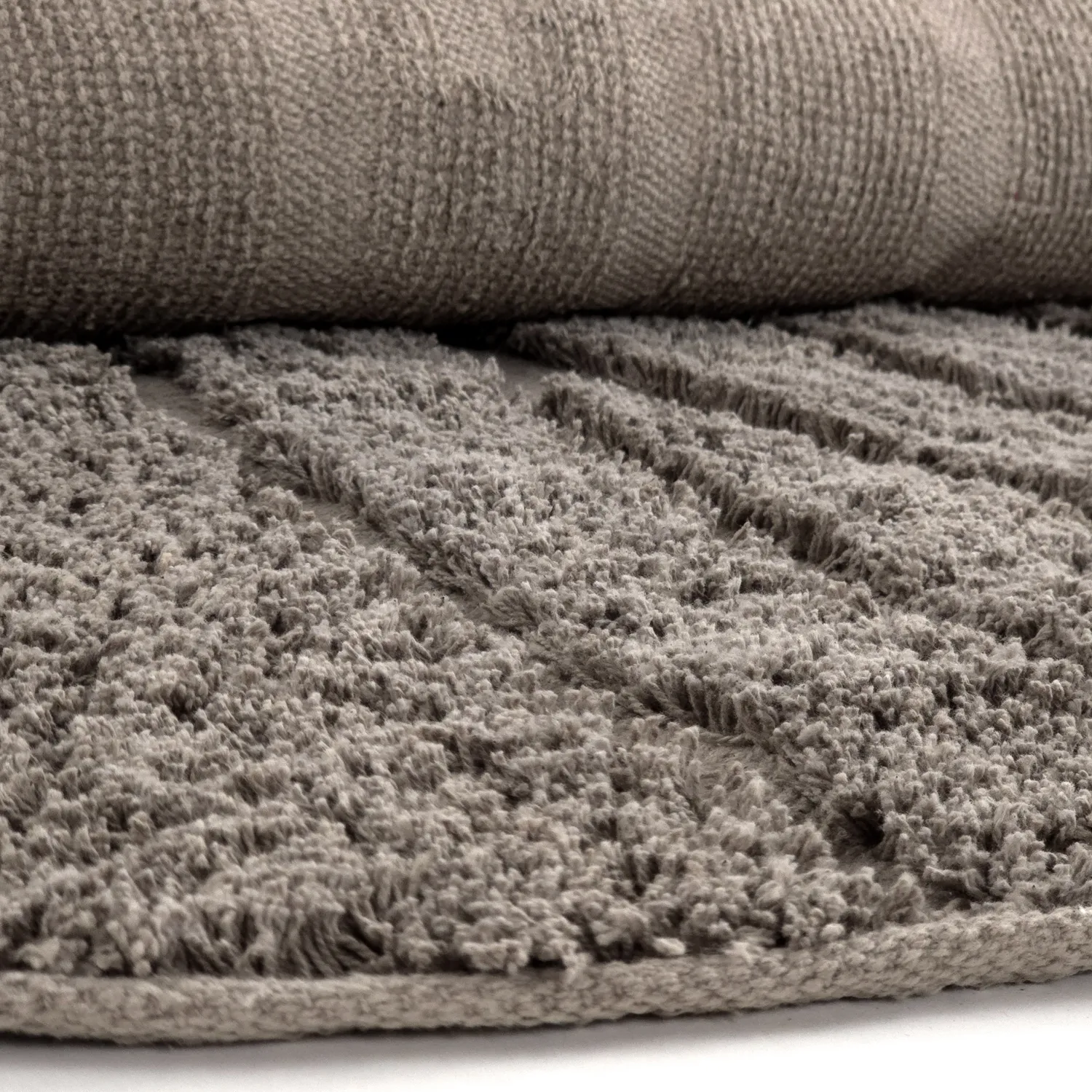 Runde tepper - Farley Natural Cotton Shaggy (taupe)