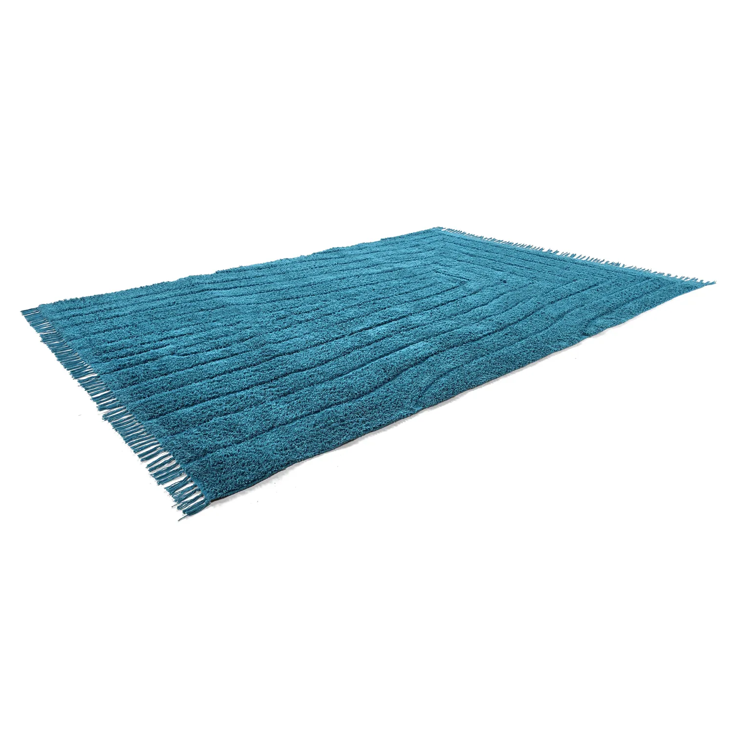 Ryetepper - Farley Natural Cotton Shaggy (turkis)